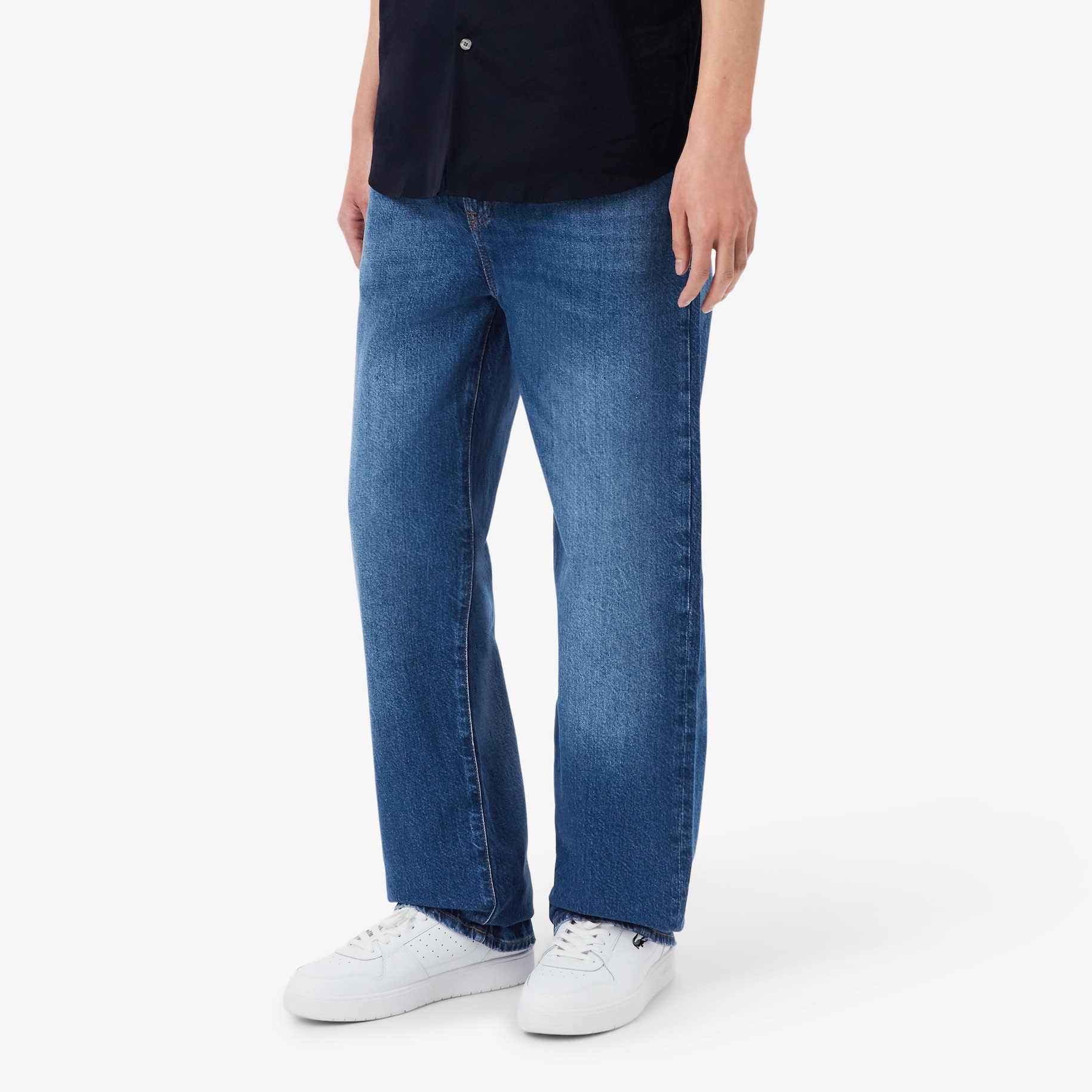 Celana Denim Jeans Pria Indigo Straight Leg image number 1