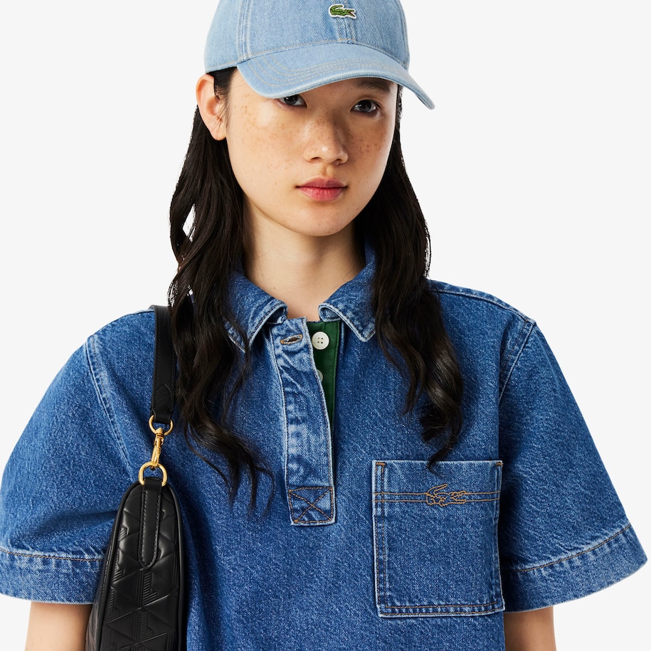 Dress Denim Katun Oversized image number 1