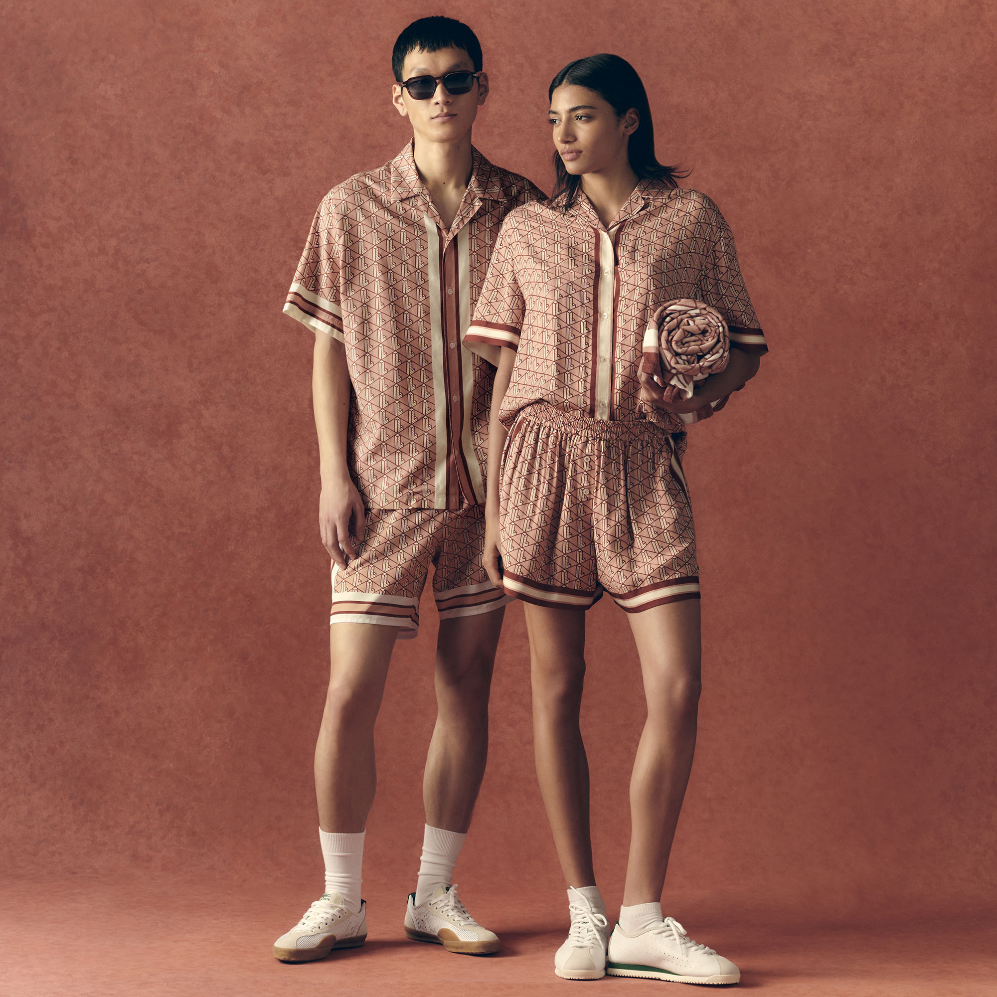 Fluid Monogram Print Shorts image number 6