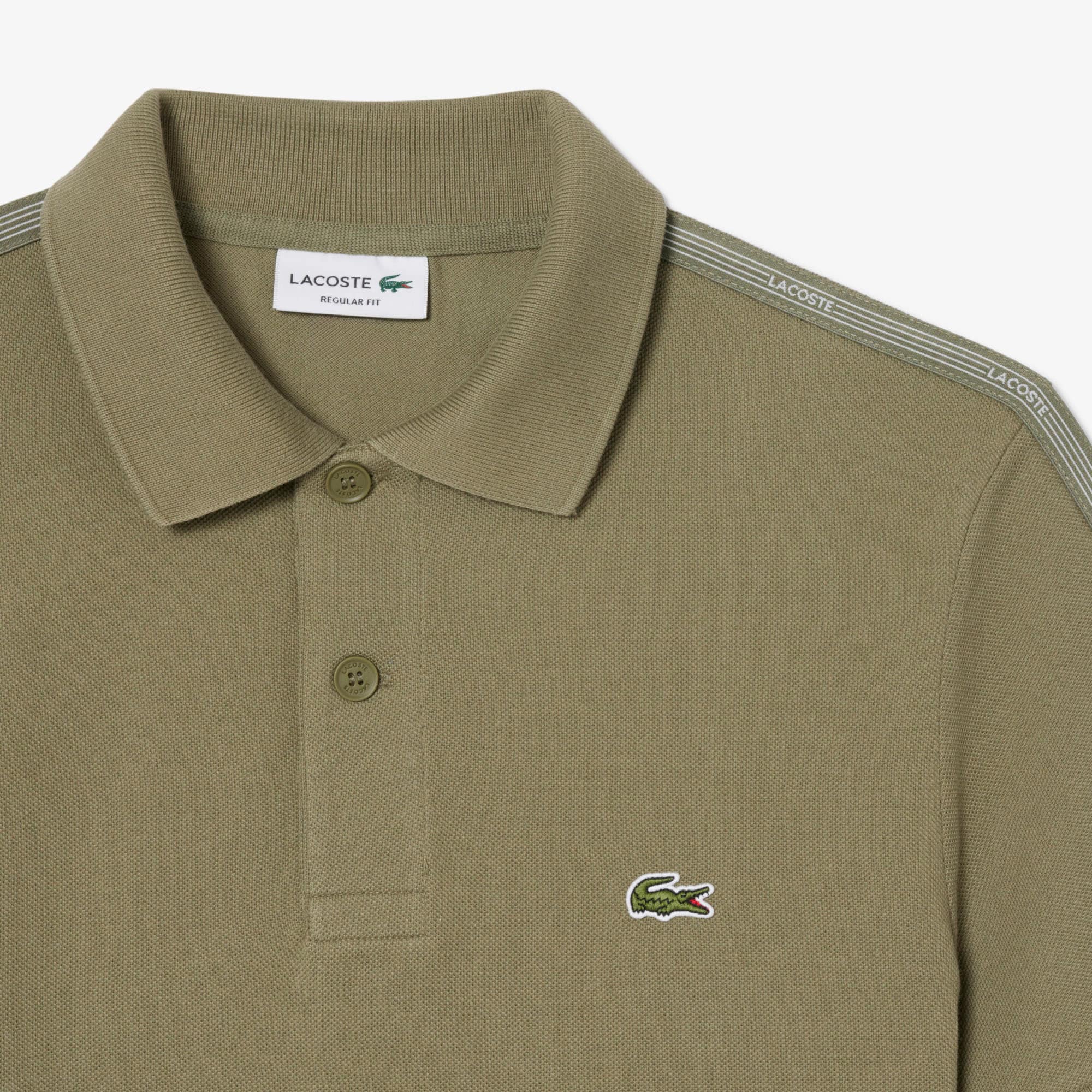 Kaos Polo Pria Logo Stripe Regular Fit image number 4