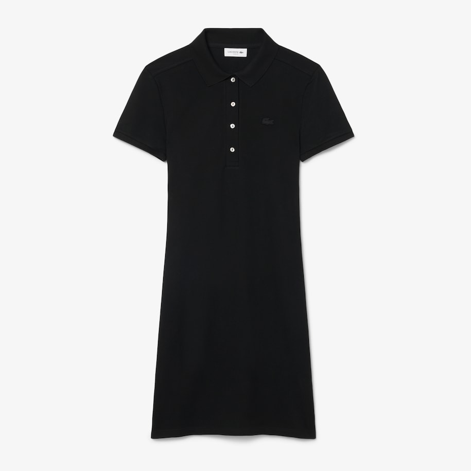 Slim Fit Stretch Mini Piqu&eacute; Polo Dress image number 4