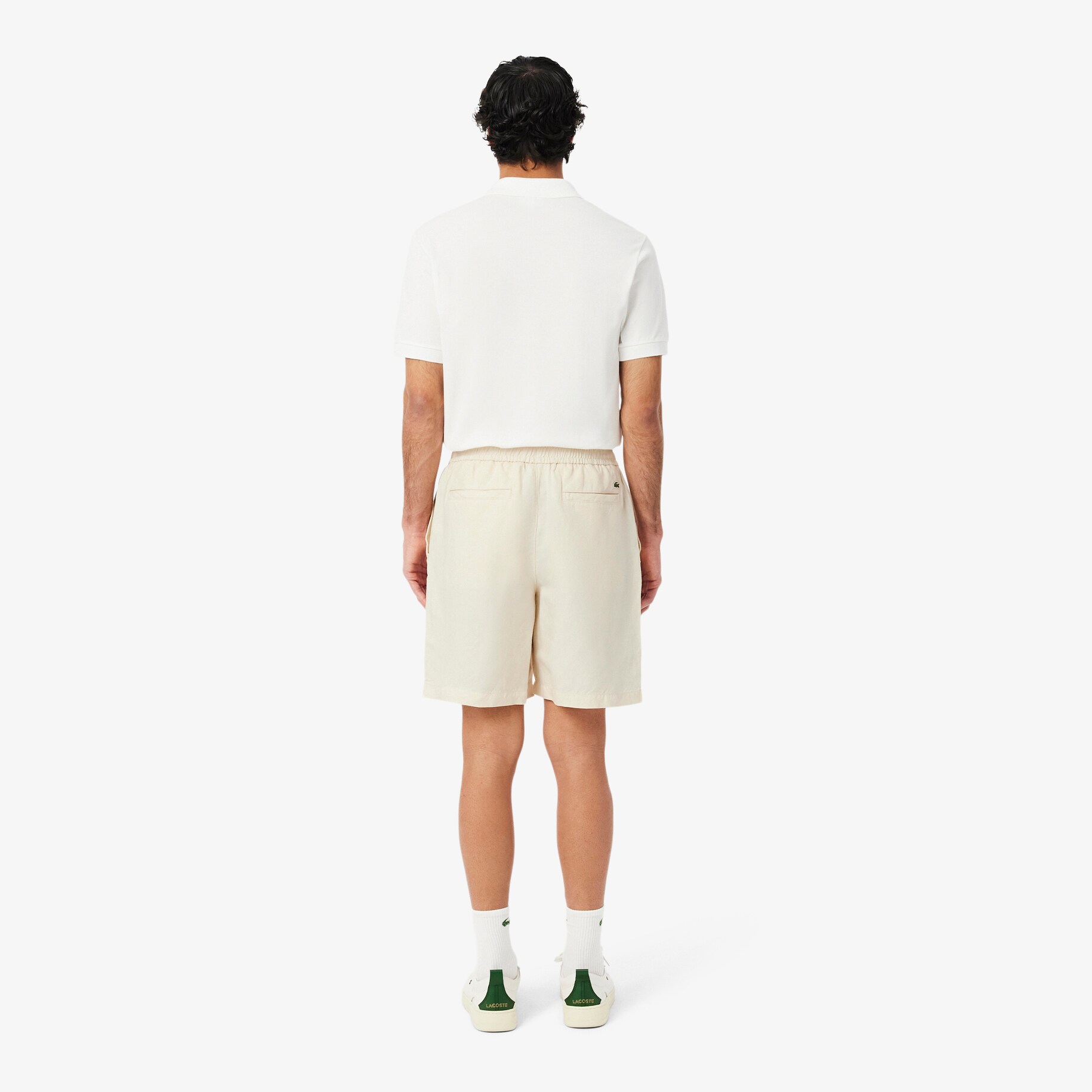 Celana Pendek Regular Fit Blend Twill Linen image number 2