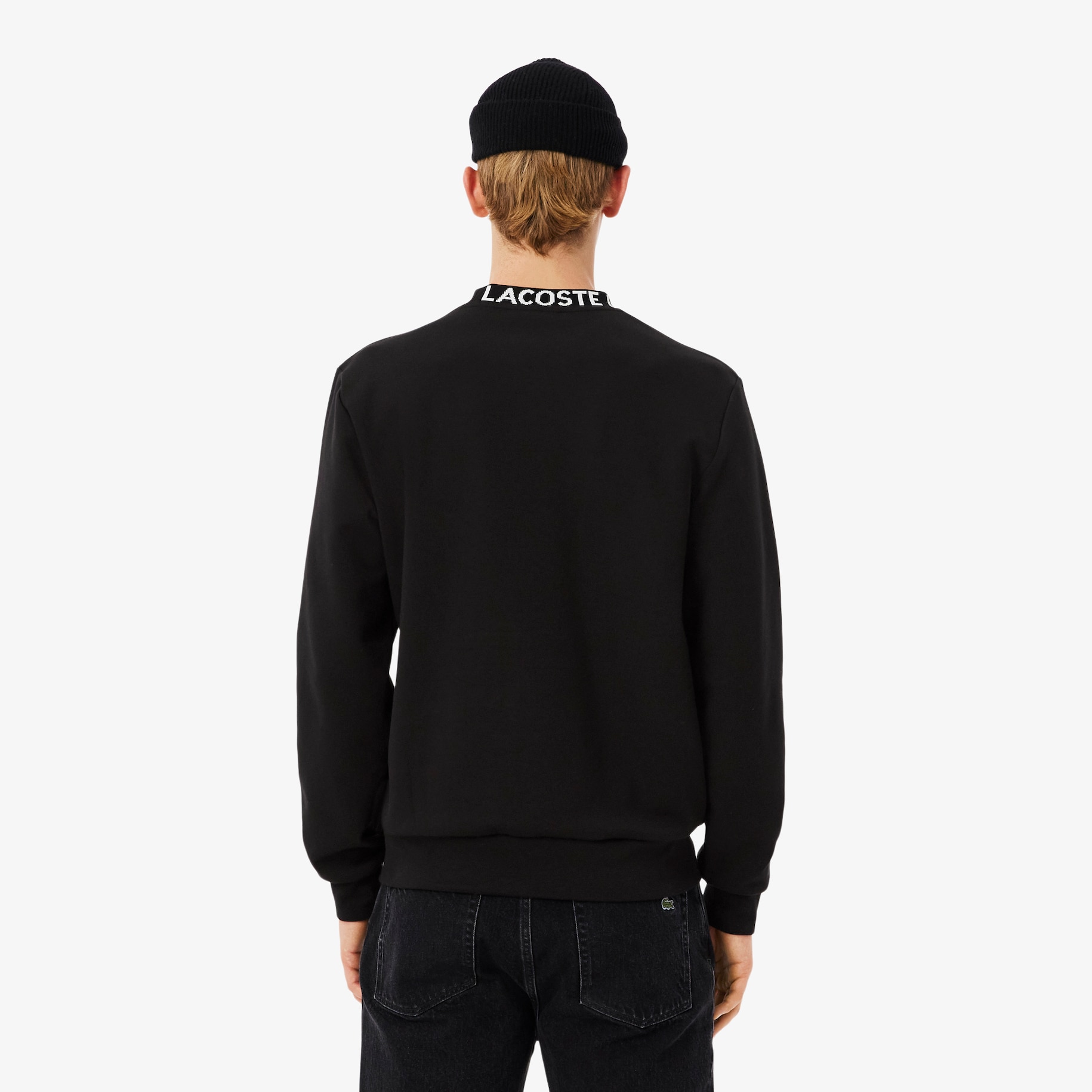 Jacquard Branded Jersey Sweatshirt image number 2