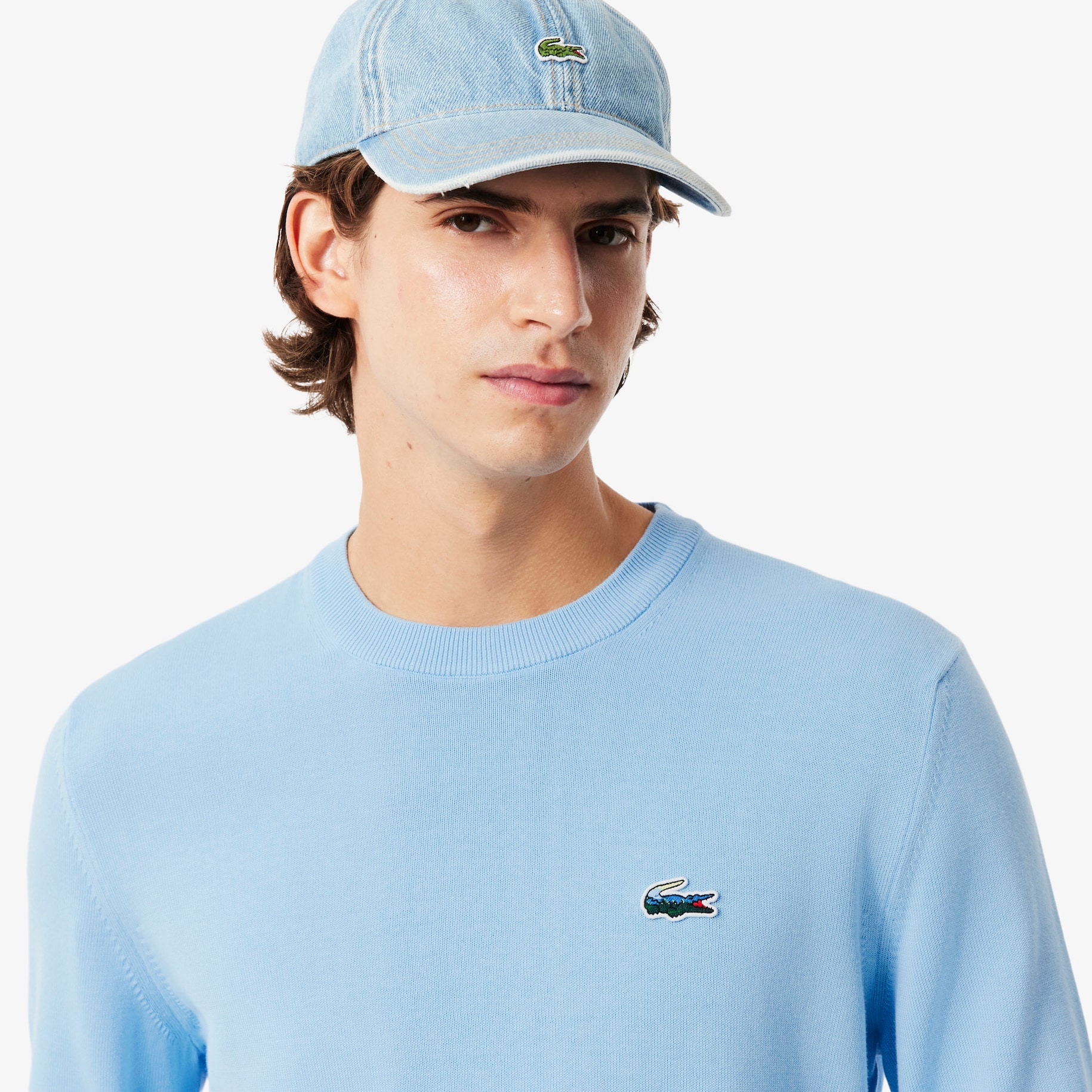 Cotton Landscape Crocodile Sweater image number 1