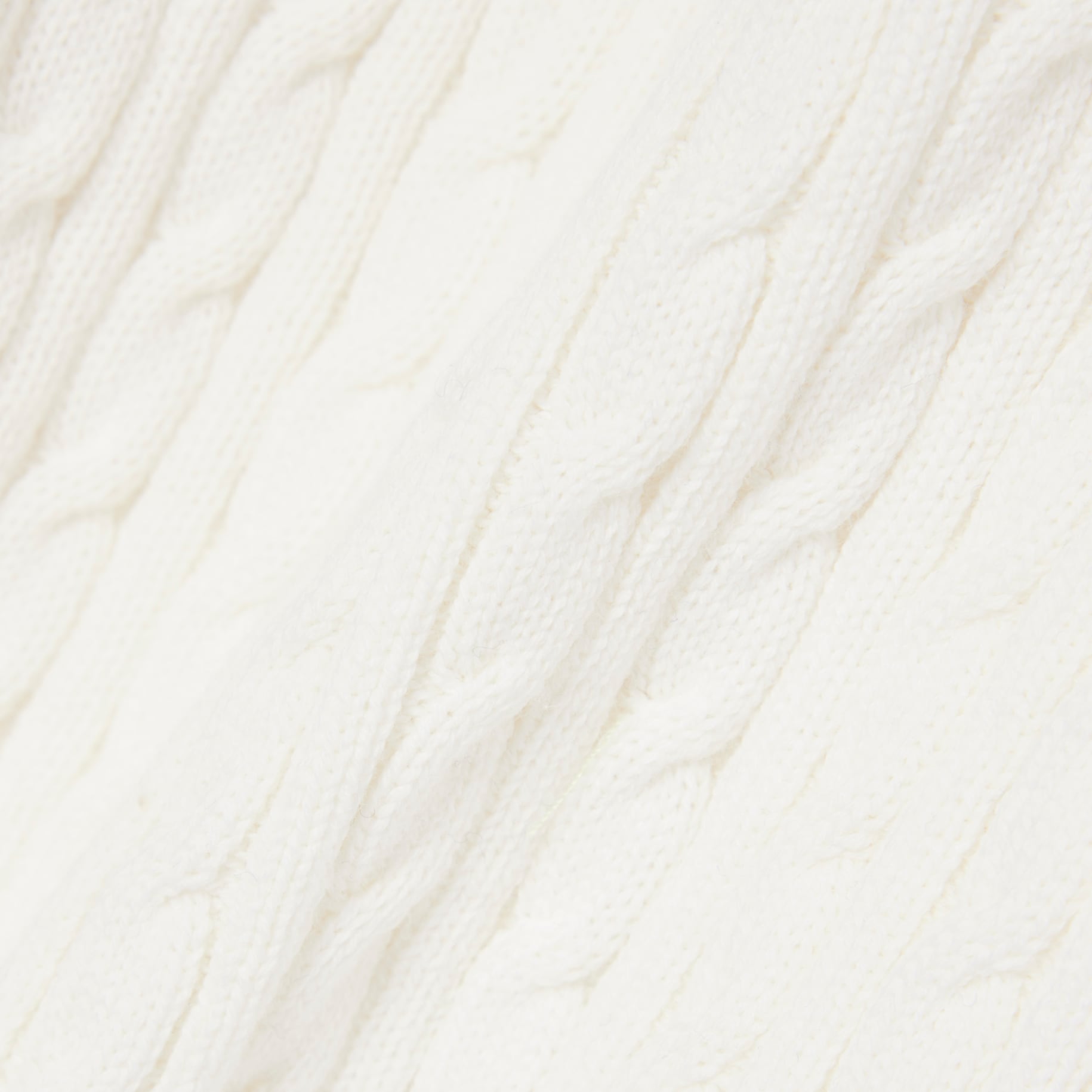 Sweater Striped Cable Knit Kerah Polo image number 5