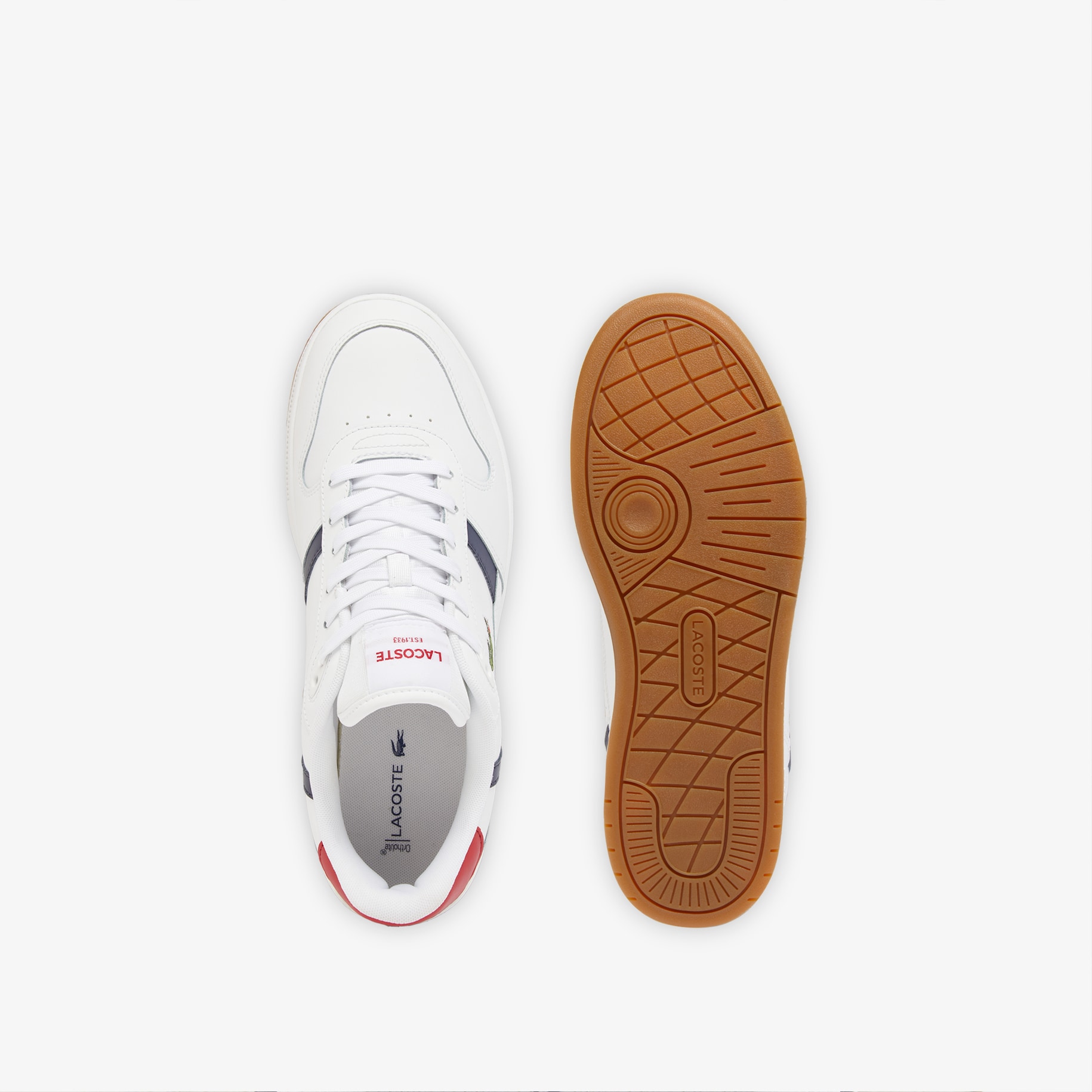 Sepatu Sneakers Kulit T-Clip Pria image number 3