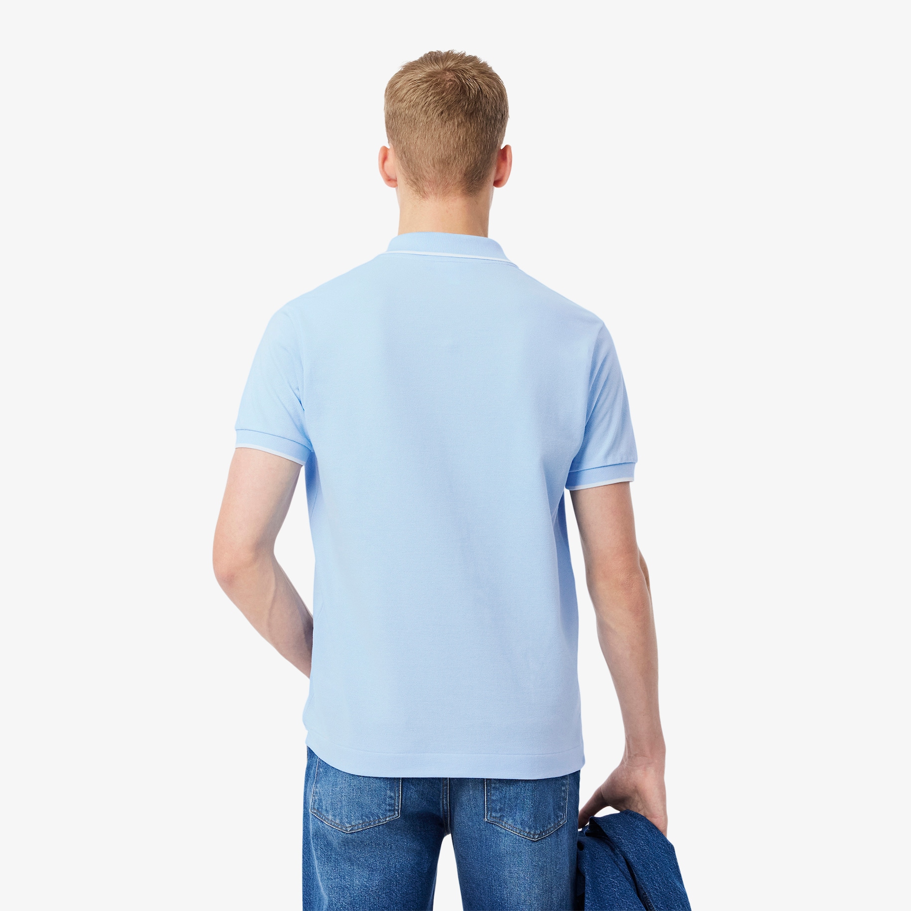 Kaos Polo L.12.12 Classic Fit Aksen Saku image number 2