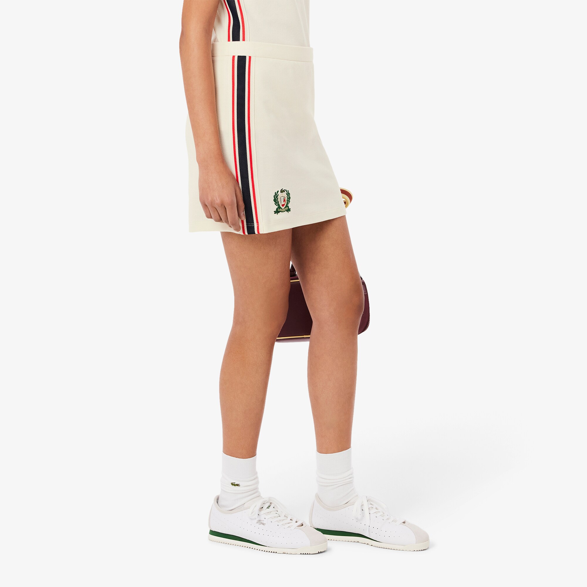 French Made Textured Piqu&eacute; Skirt image number 1