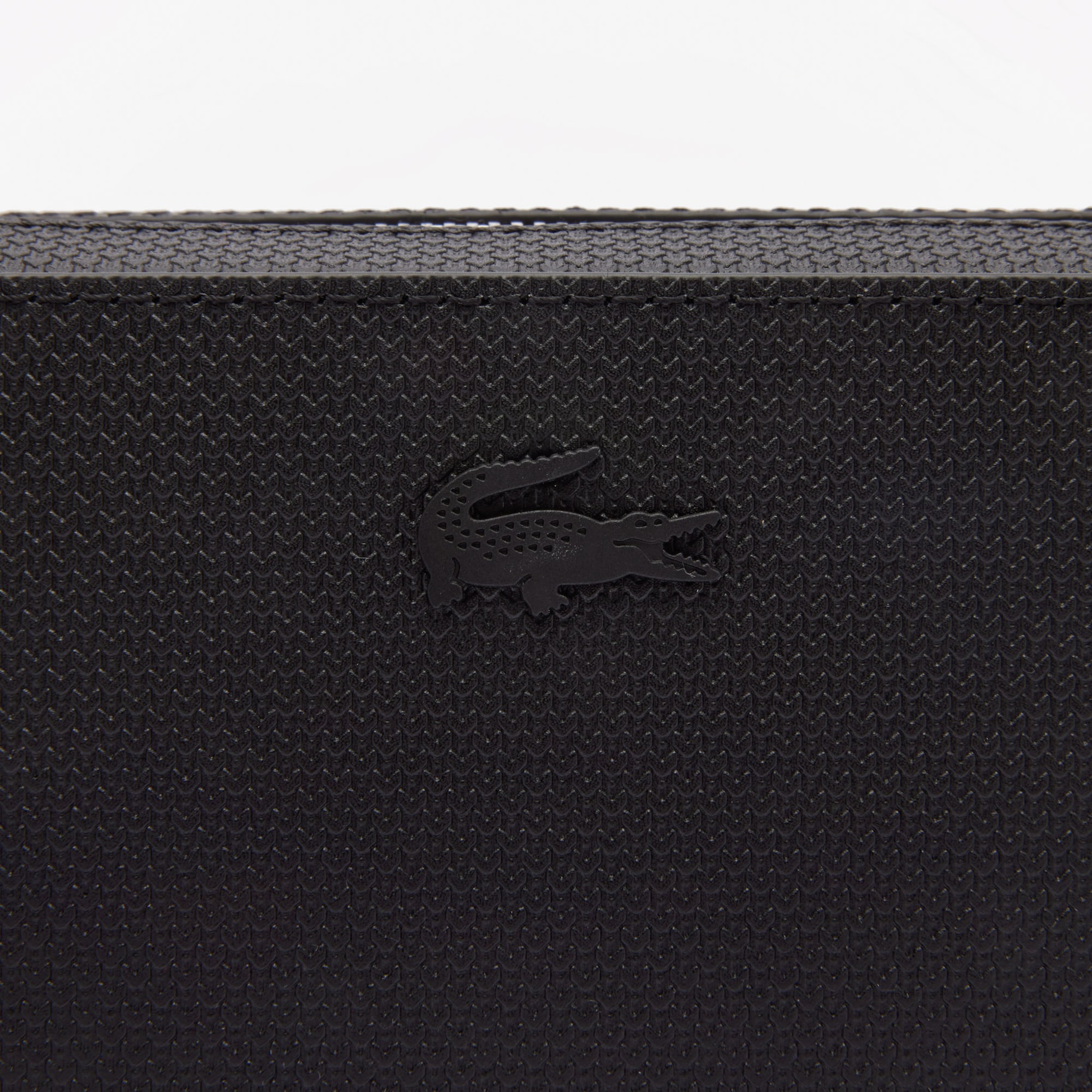 Chantaco Piqu&eacute; Leather Zipped Pouch image number 6