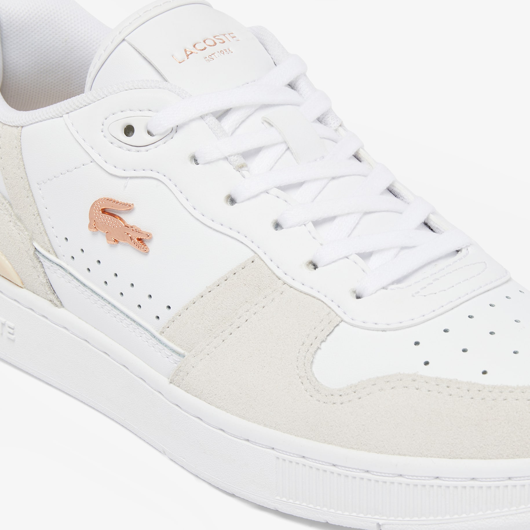 Sepatu Sneakers Kulit Set T-Clip Wanita image number 5