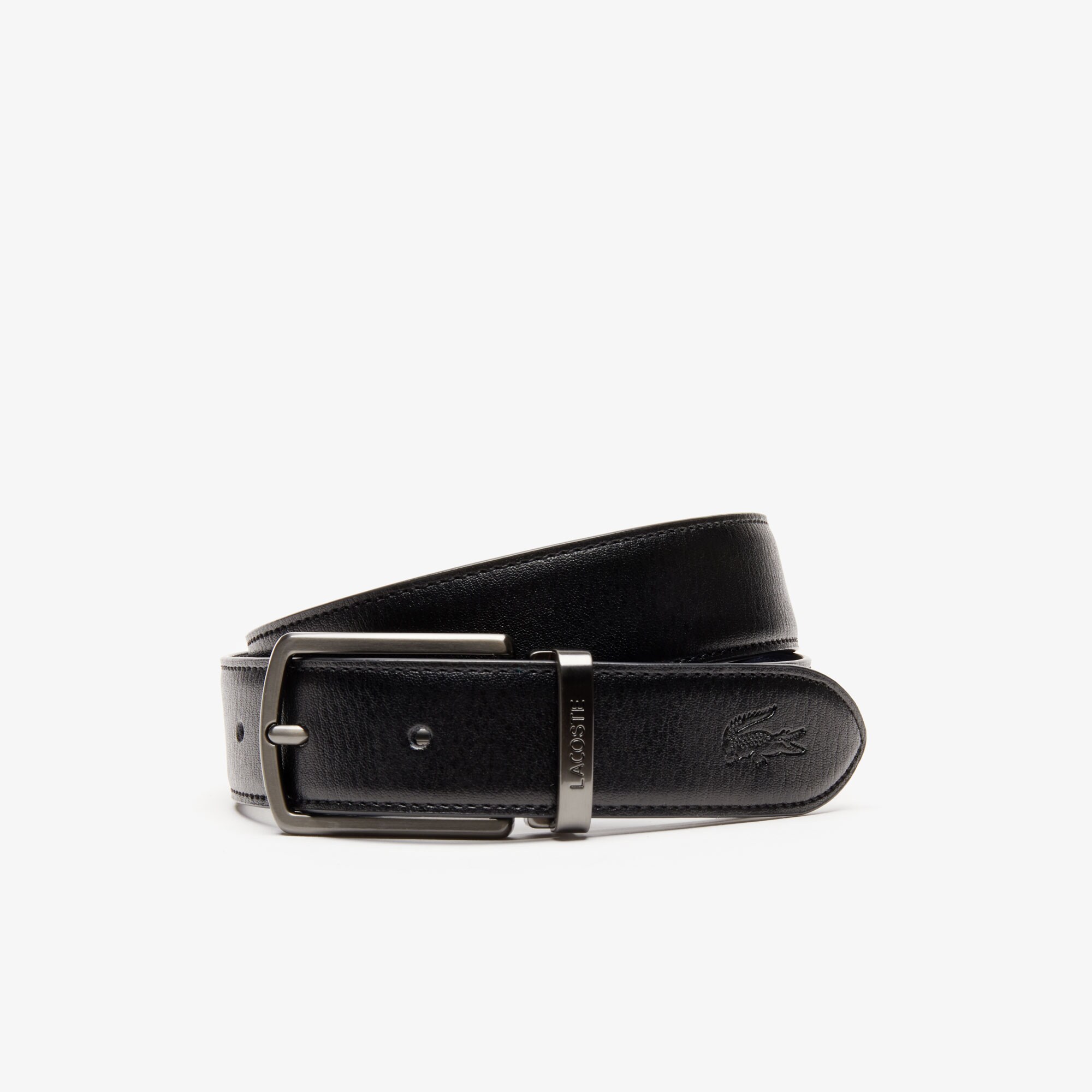 Men's Reversible Leather Belt And 2 