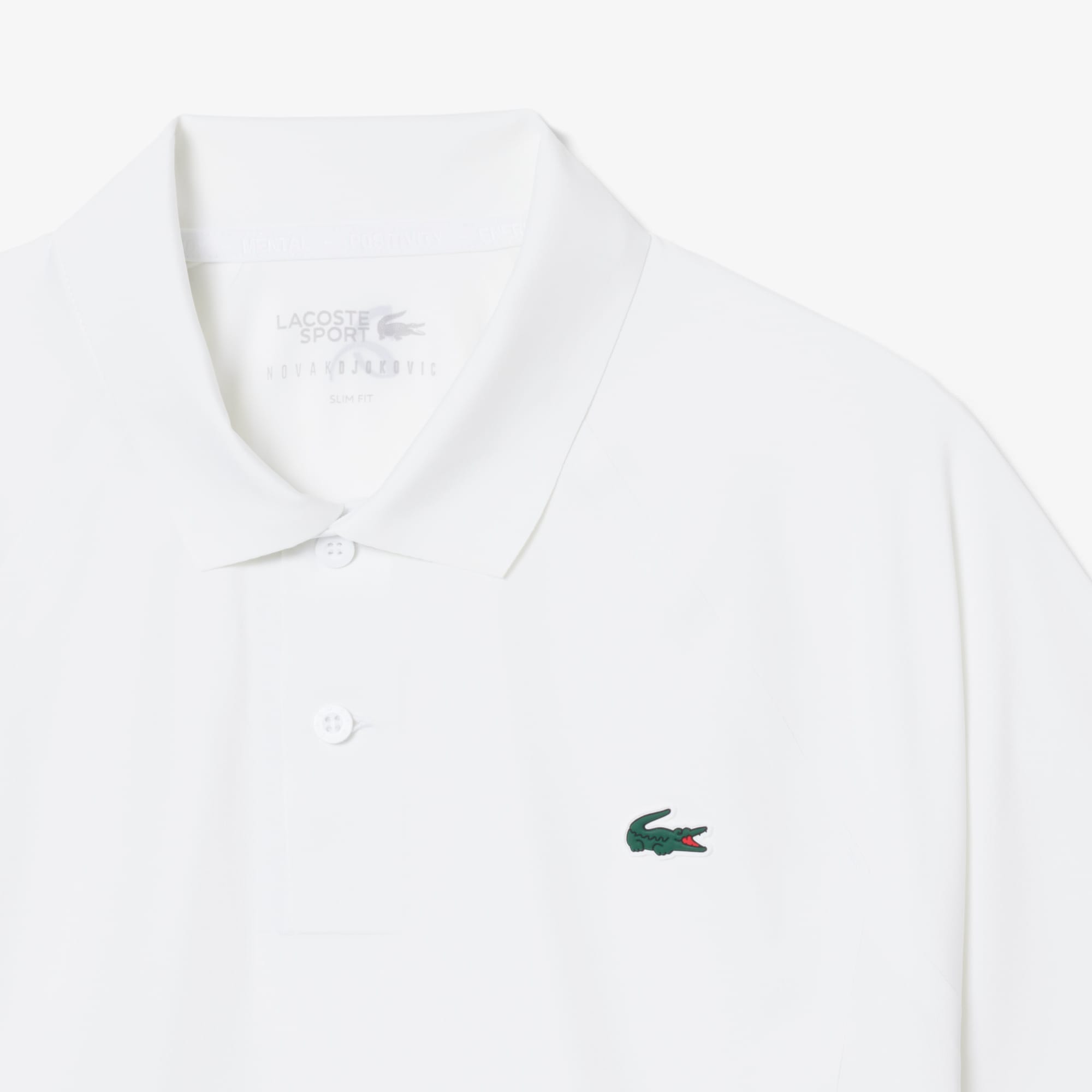 Kaos Polo Lacoste Tenis x Novak Djokovic On Court image number 5