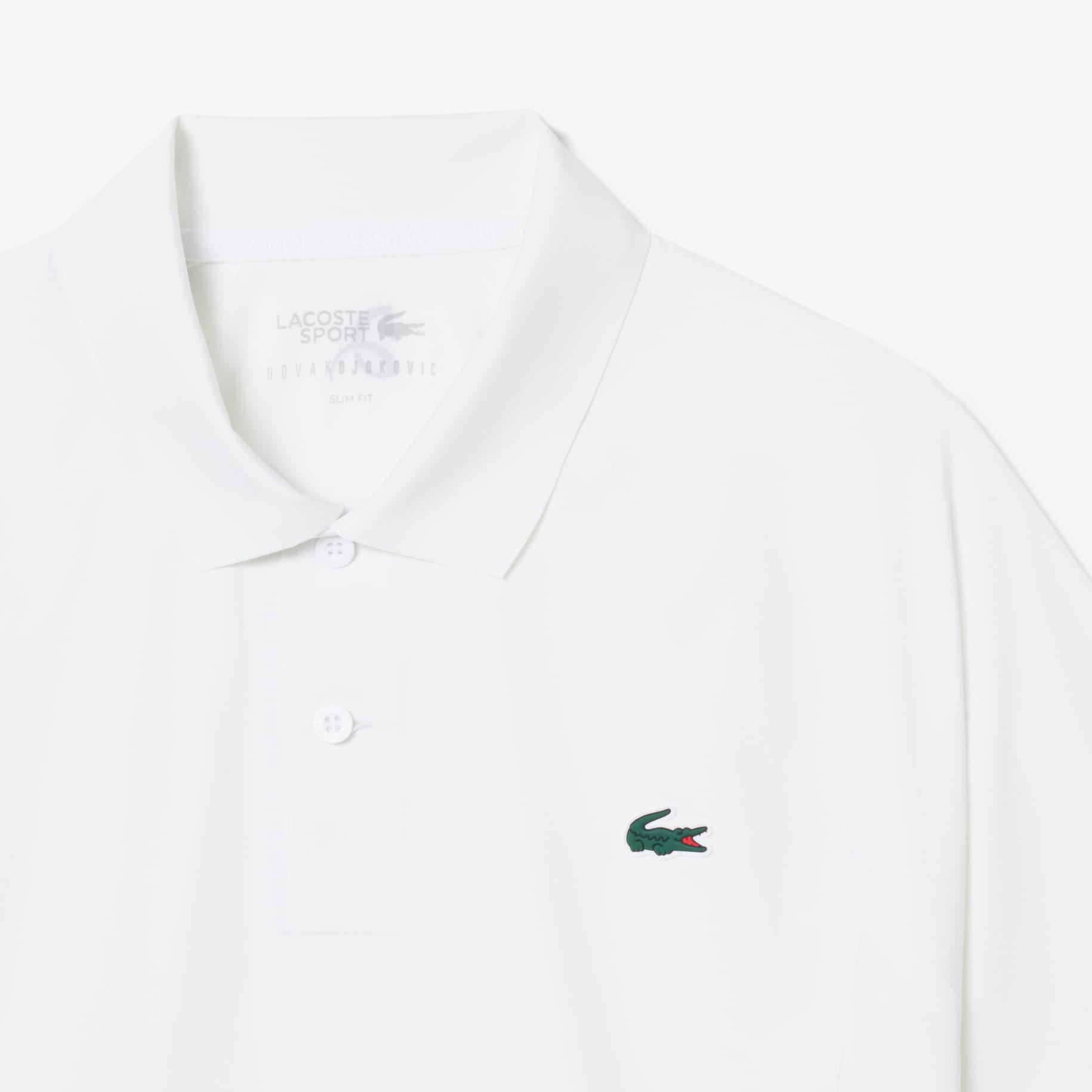 Kaos Polo Lacoste Tenis x Novak Djokovic On Court image number 5