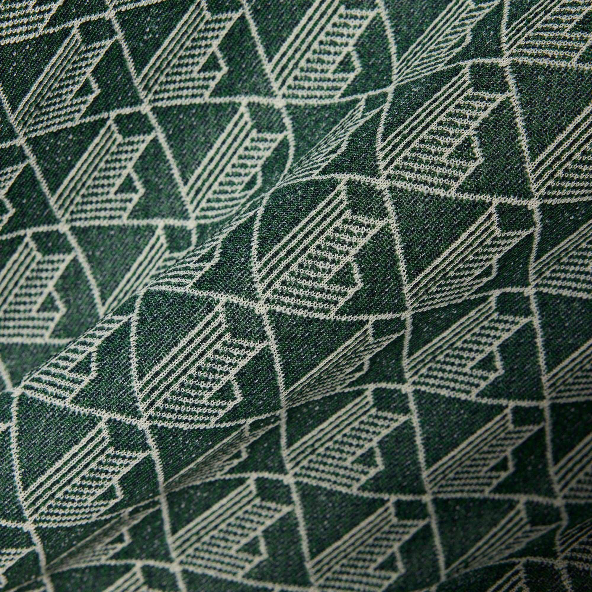 Classic Fit Monogram Jacquard Polo Shirt image number 6