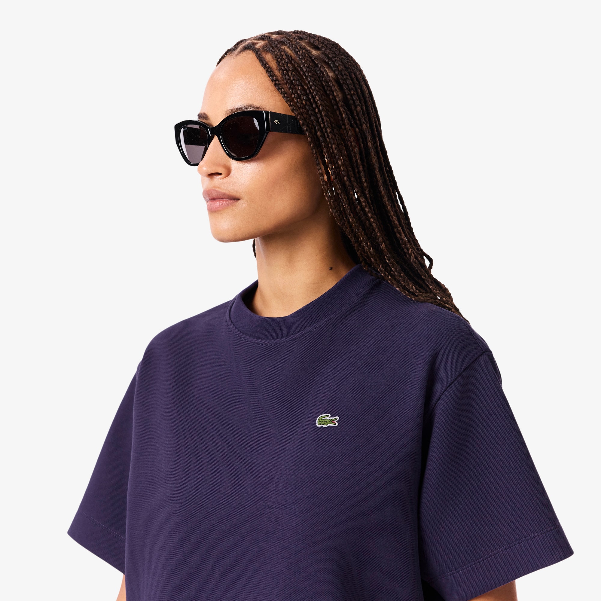 Oversized Double Face Piqu&eacute; T-shirt image number 1