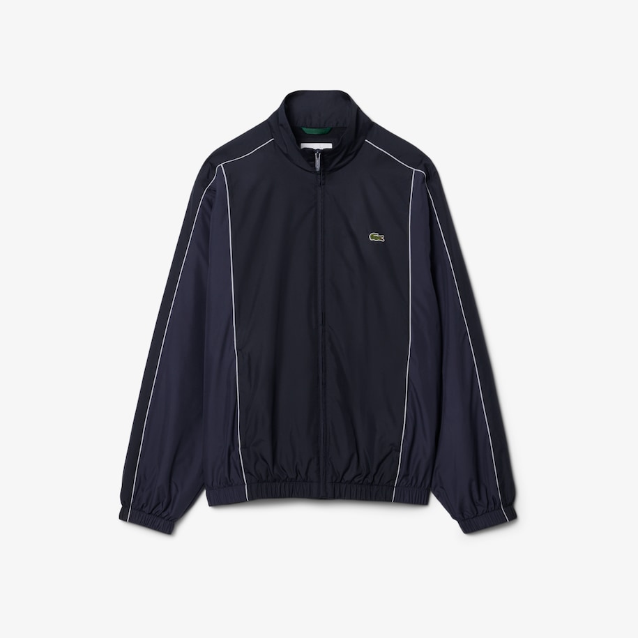 Jaket Track Colour-Block Water-Repellent image number 3