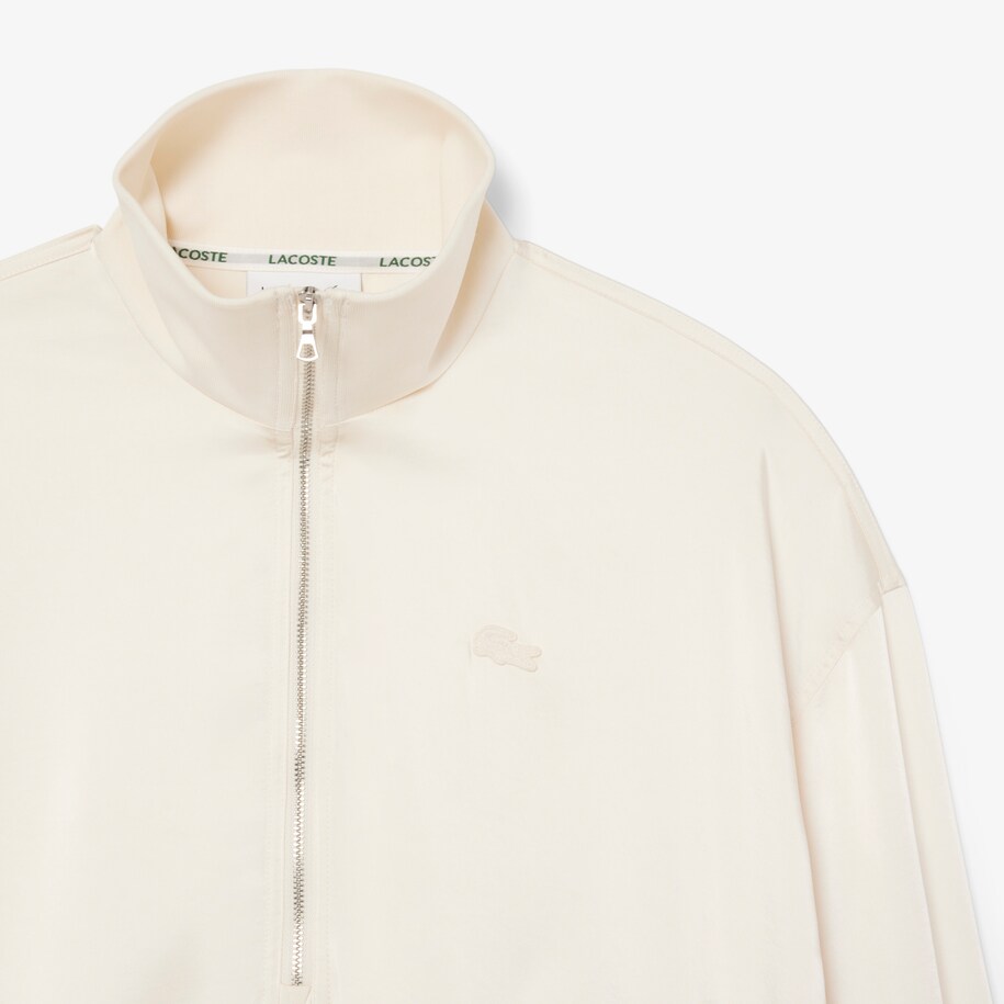High Zipped Neck Oversized Popover Jacket image number 1