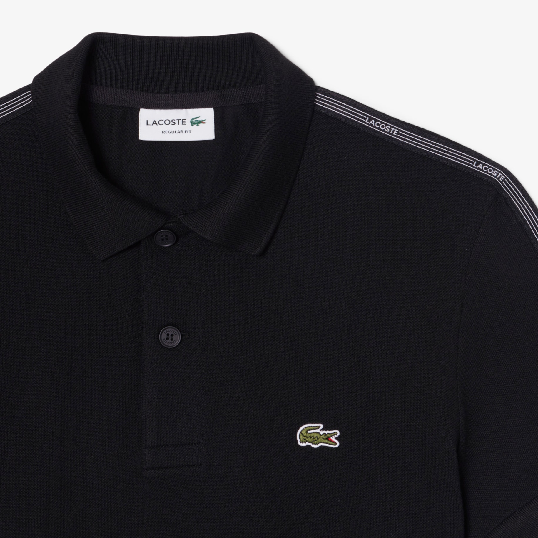 Kaos Polo Pria Logo Stripe Regular Fit image number 4