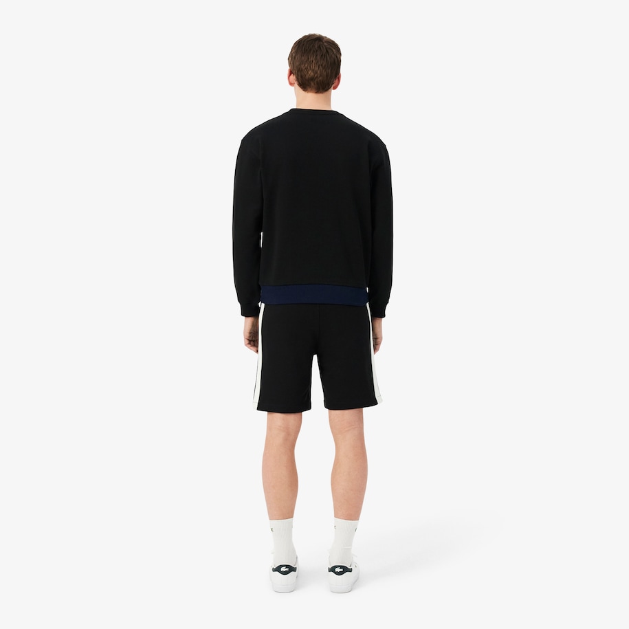 Regular Fit Colour-Block Cotton Shorts image number 2
