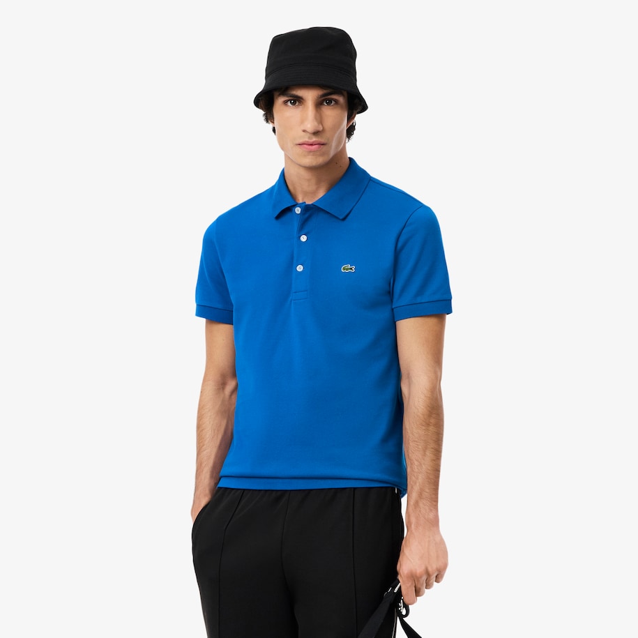 Slim Fit Stretch Mini Piqu&eacute; Polo Shirt image number 0