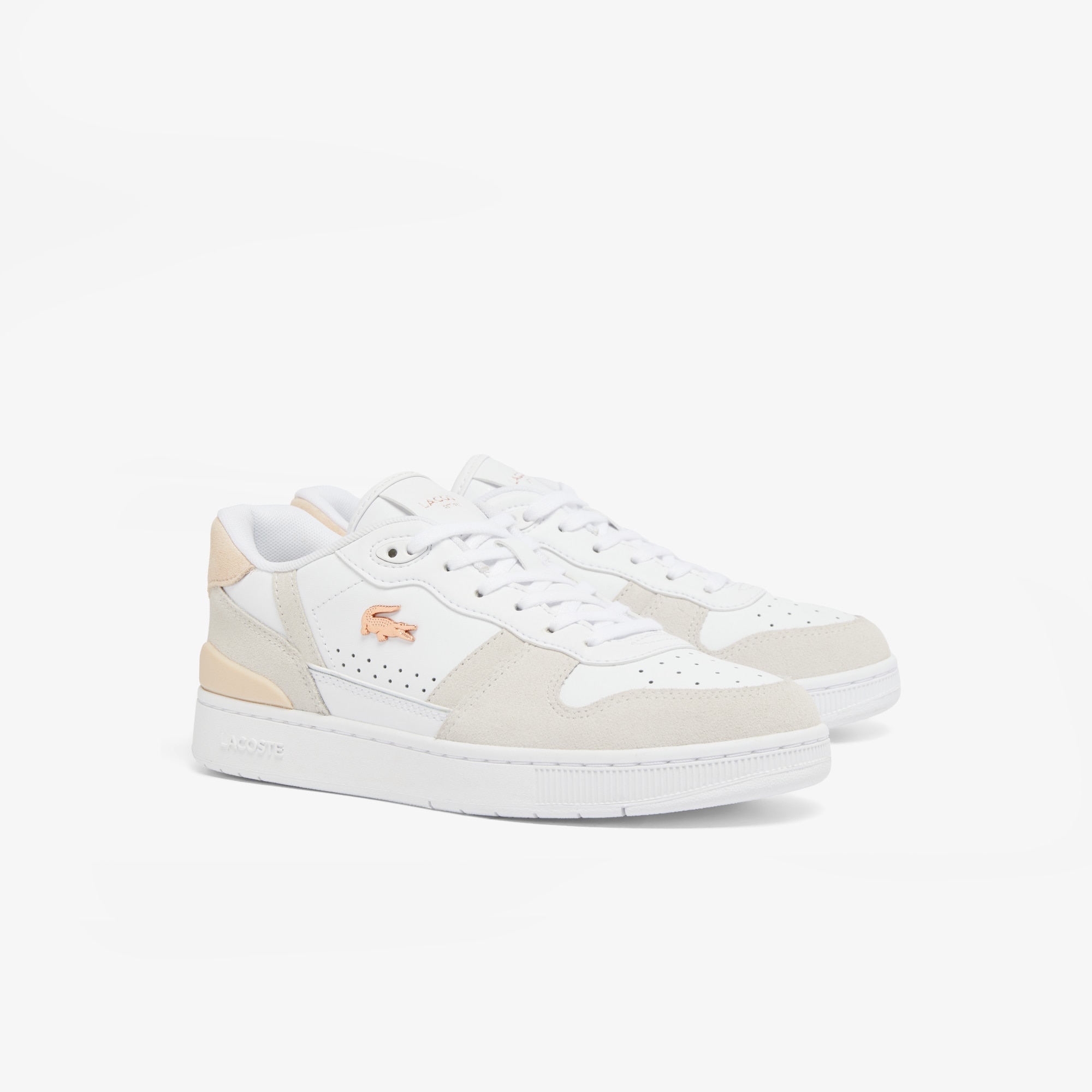 Sepatu Sneakers Kulit Set T-Clip Wanita image number 1