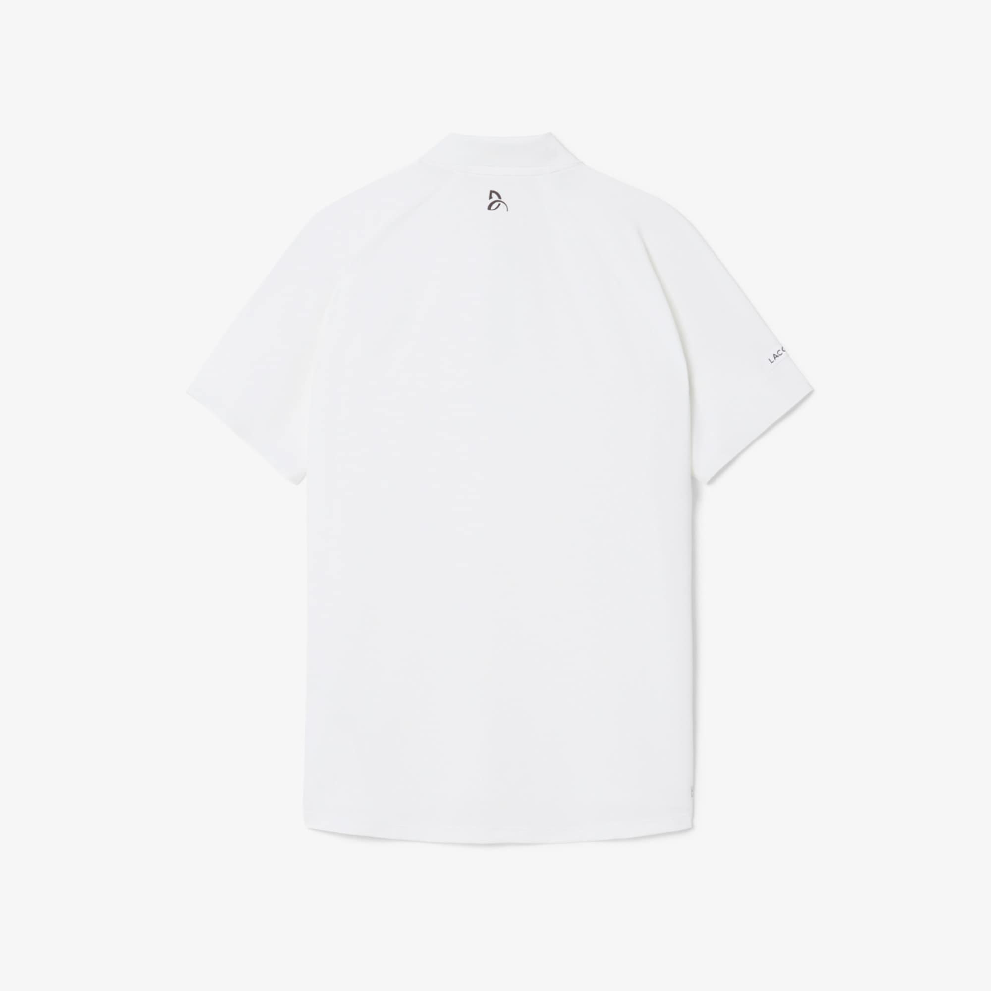 Kaos Polo Lacoste Tenis x Novak Djokovic On Court image number 4