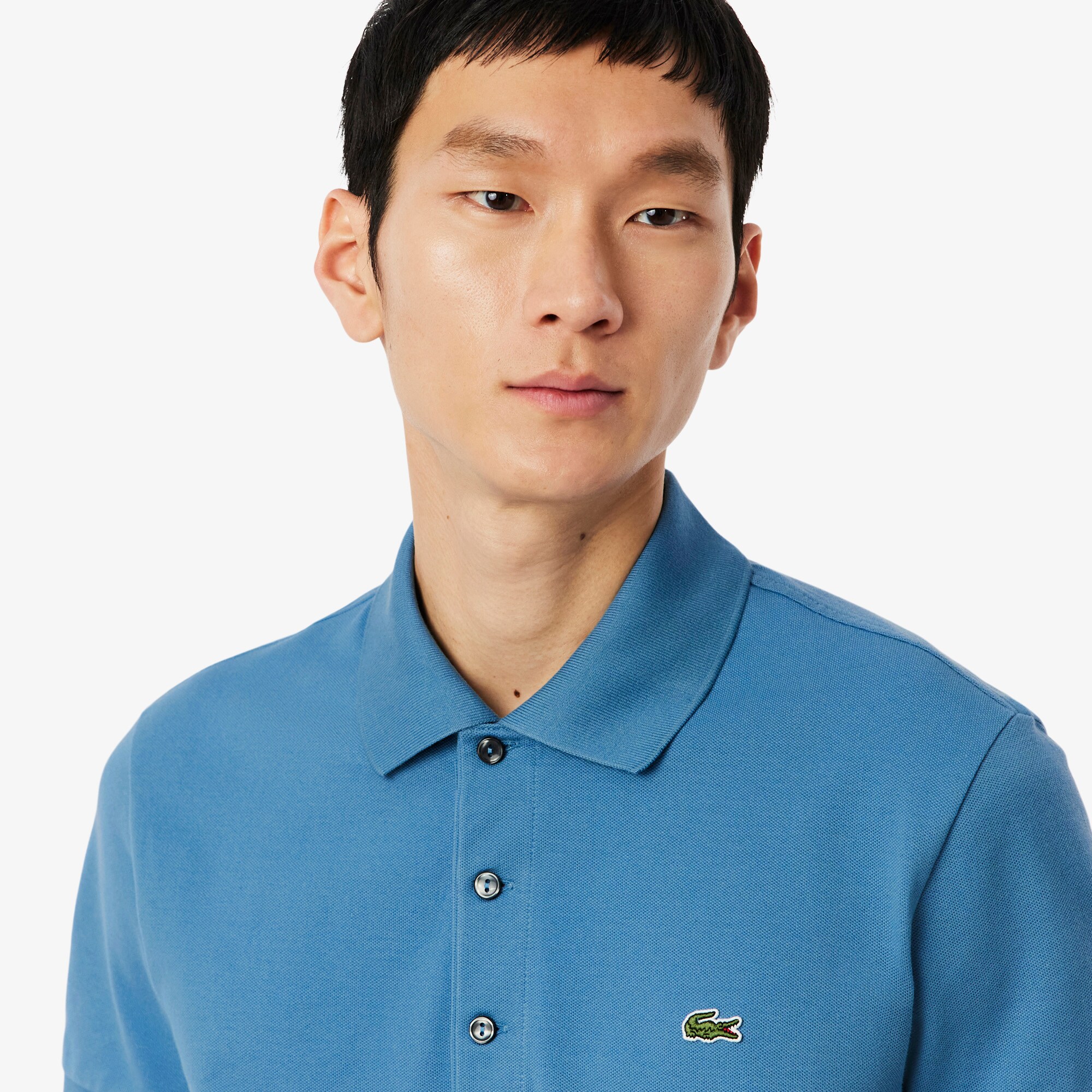 Slim Fit Stretch Piqu&eacute; Polo image number 1