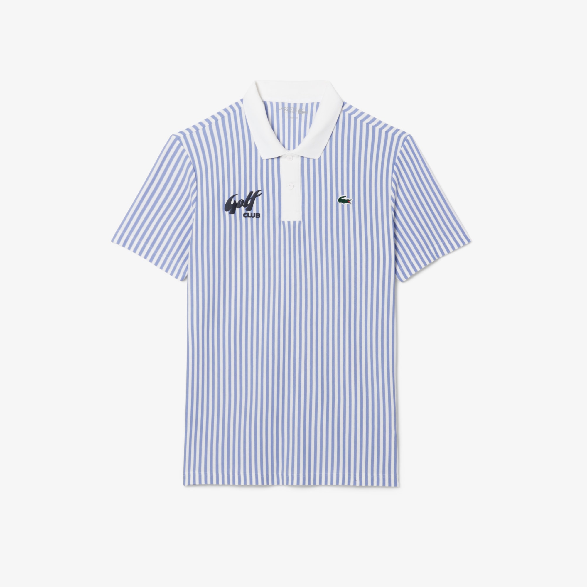 Heat Regulating Striped Golf Polo Shirt image number 3