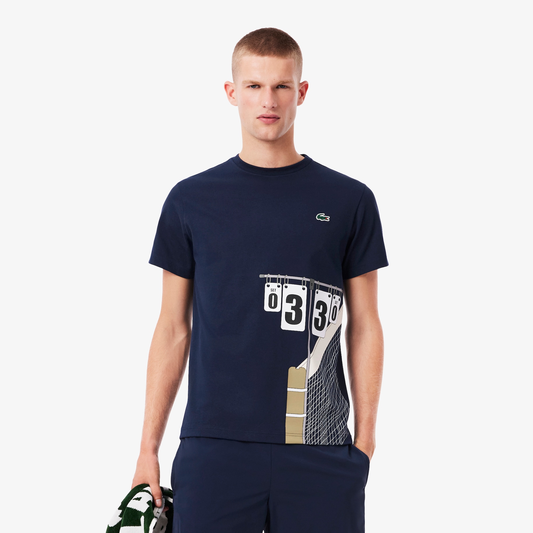 Ultra Dry Tennis Heritage Print T-shirt image number 0