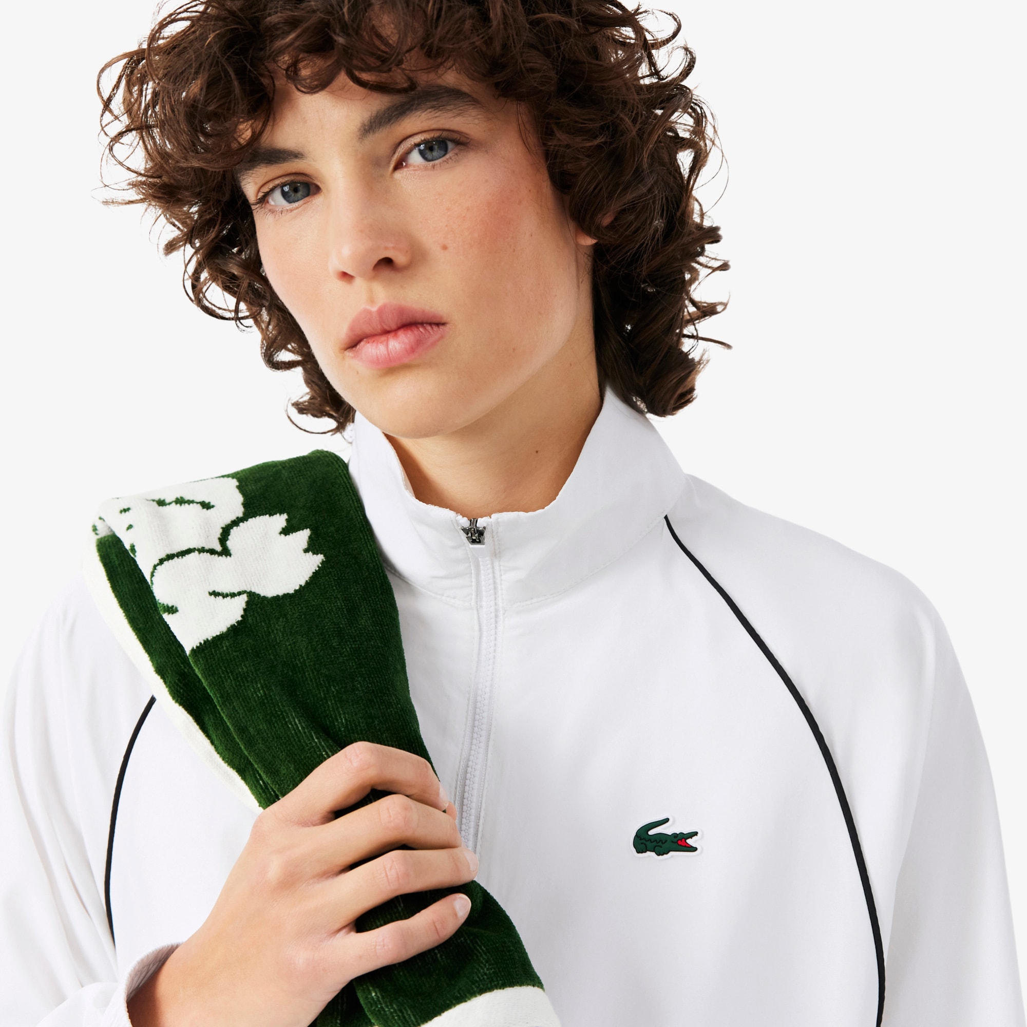 Trim Accent Water-Repellent Sport Jacket image number 1