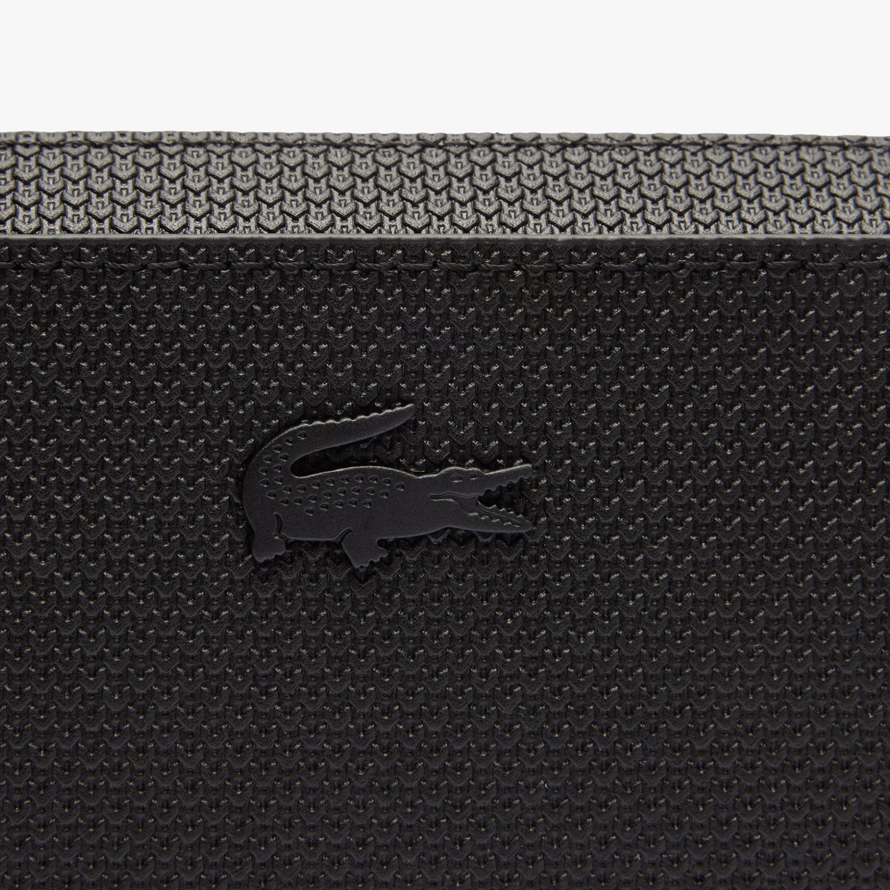 Chantaco Piqu&eacute; Leather Zipped Pouch image number 5