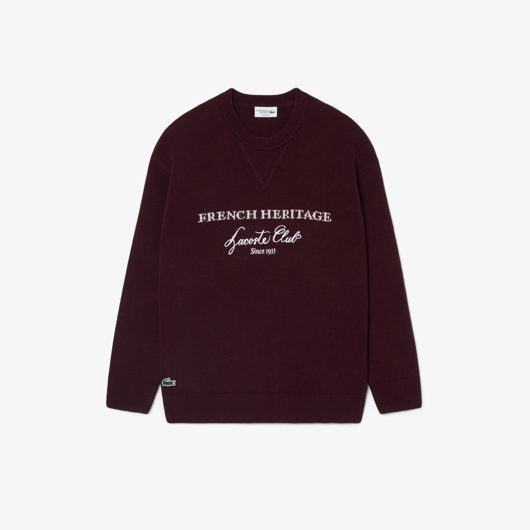 Sweater Tennis Heritage Crew Neck Campuran Wool image number 3