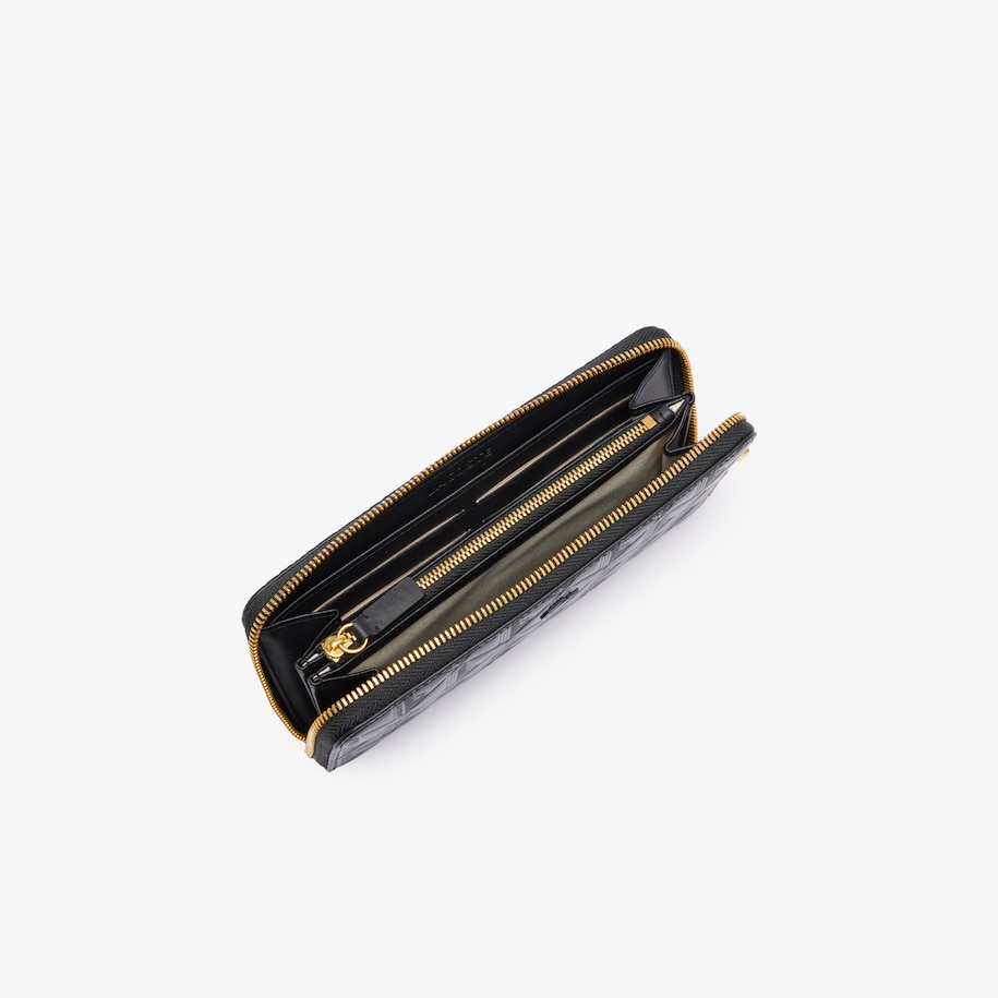 Maheki Zipped Embossed Leather Billfold image number 1