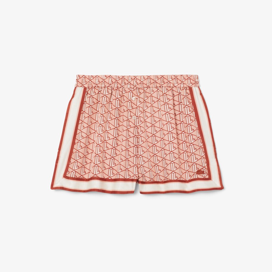 Fluid Monogram Print Shorts image number 3