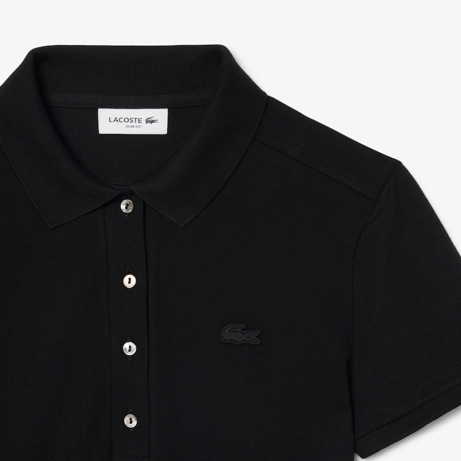 Slim Fit Stretch Mini Piqu&eacute; Polo Dress image number 5