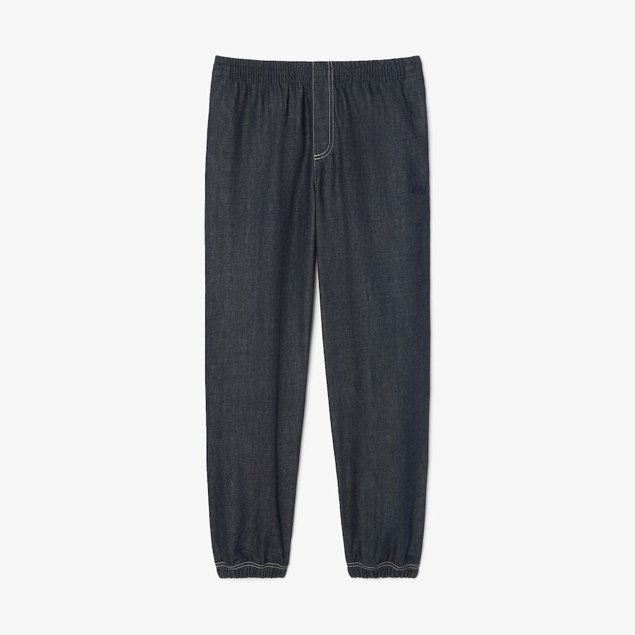 Relaxed Fit Elasticated Waist Denim Pants image number 3