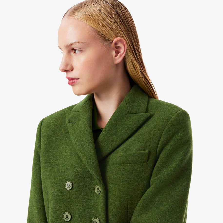 Blazer Wol Slub Double Breasted Runway image number 1