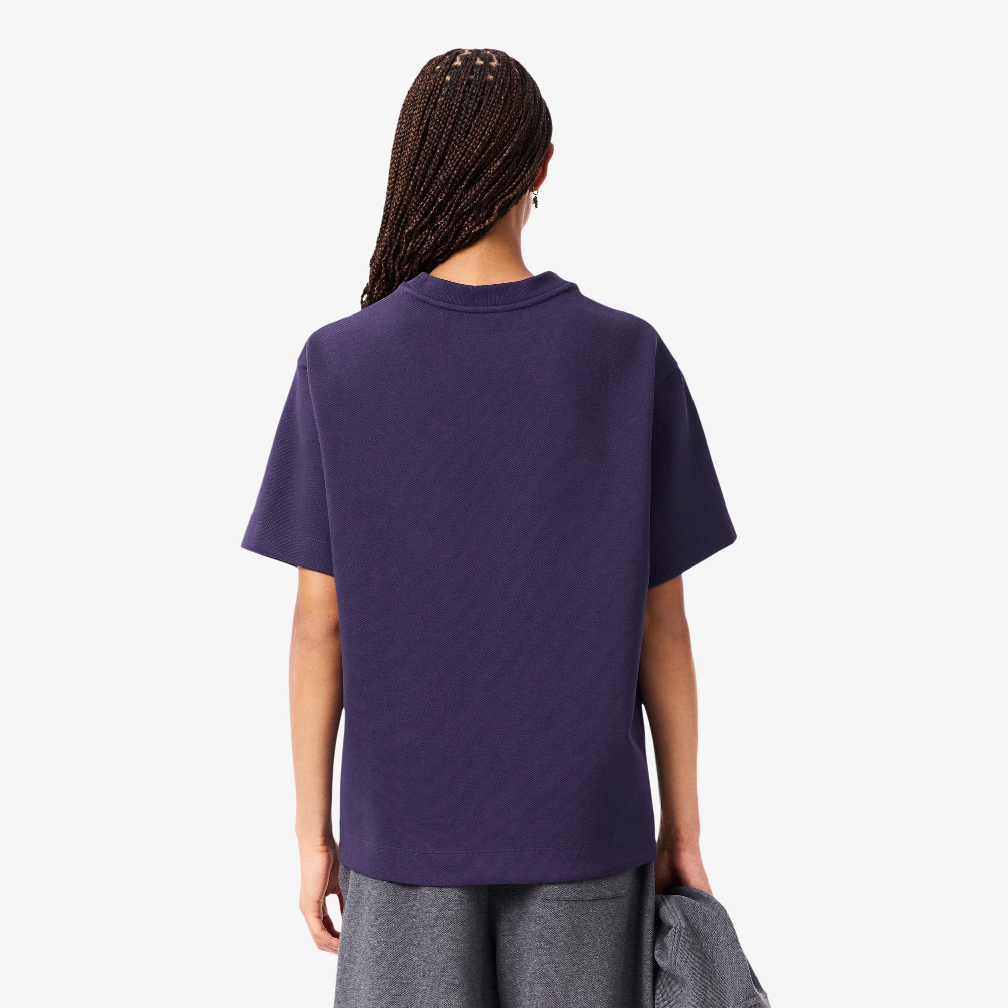 Oversized Double Face Piqu&eacute; T-shirt image number 2