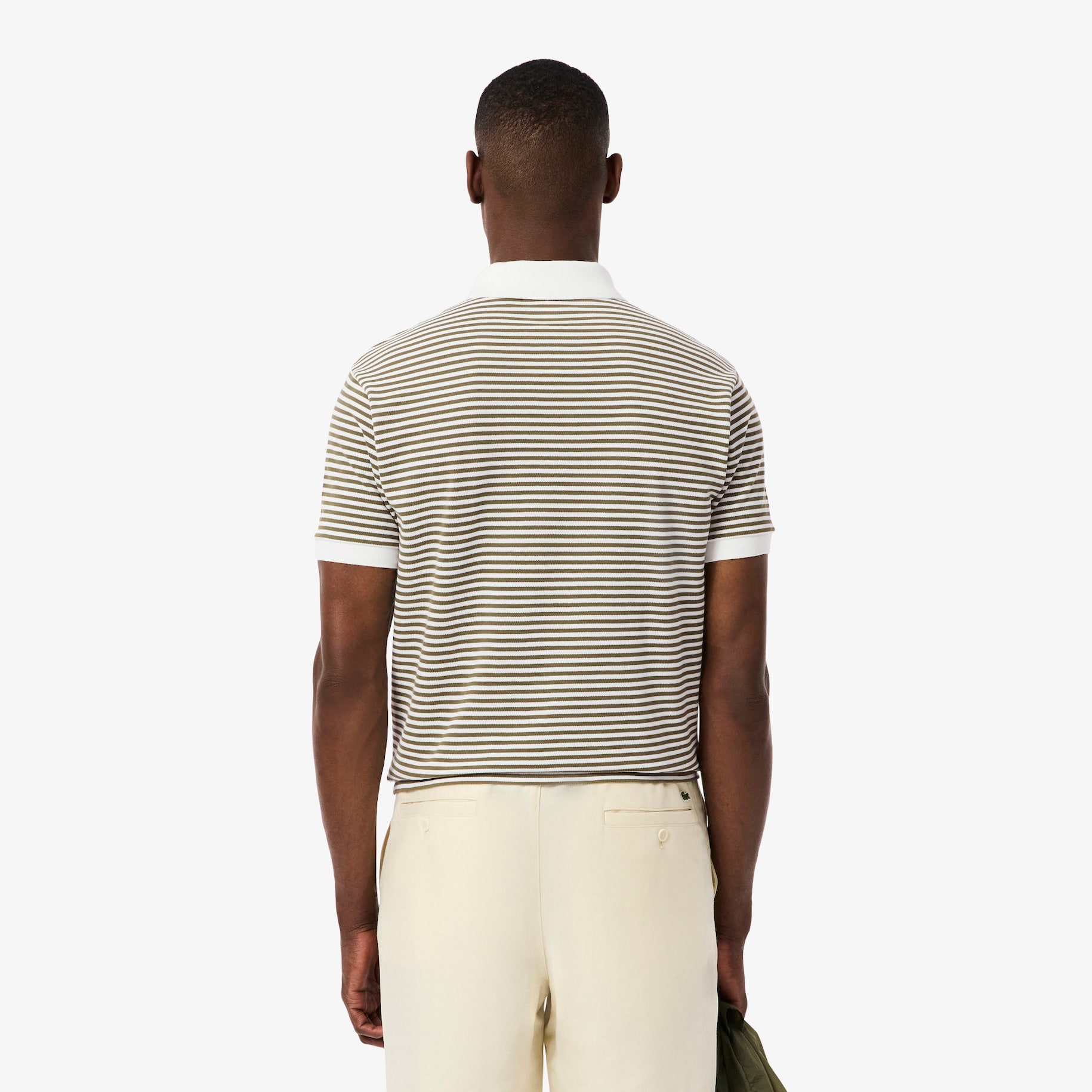 Classic Fit L.12.12 Striped Petit Piqu&eacute; Polo Shirt image number 2