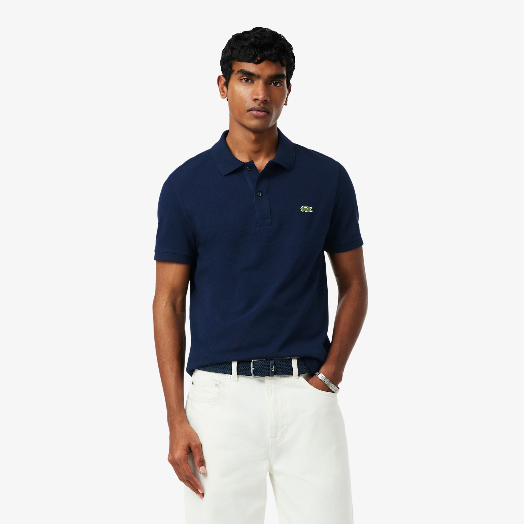 Slim Fit L.12.12 Piqu&eacute; Polo Shirt image number 0