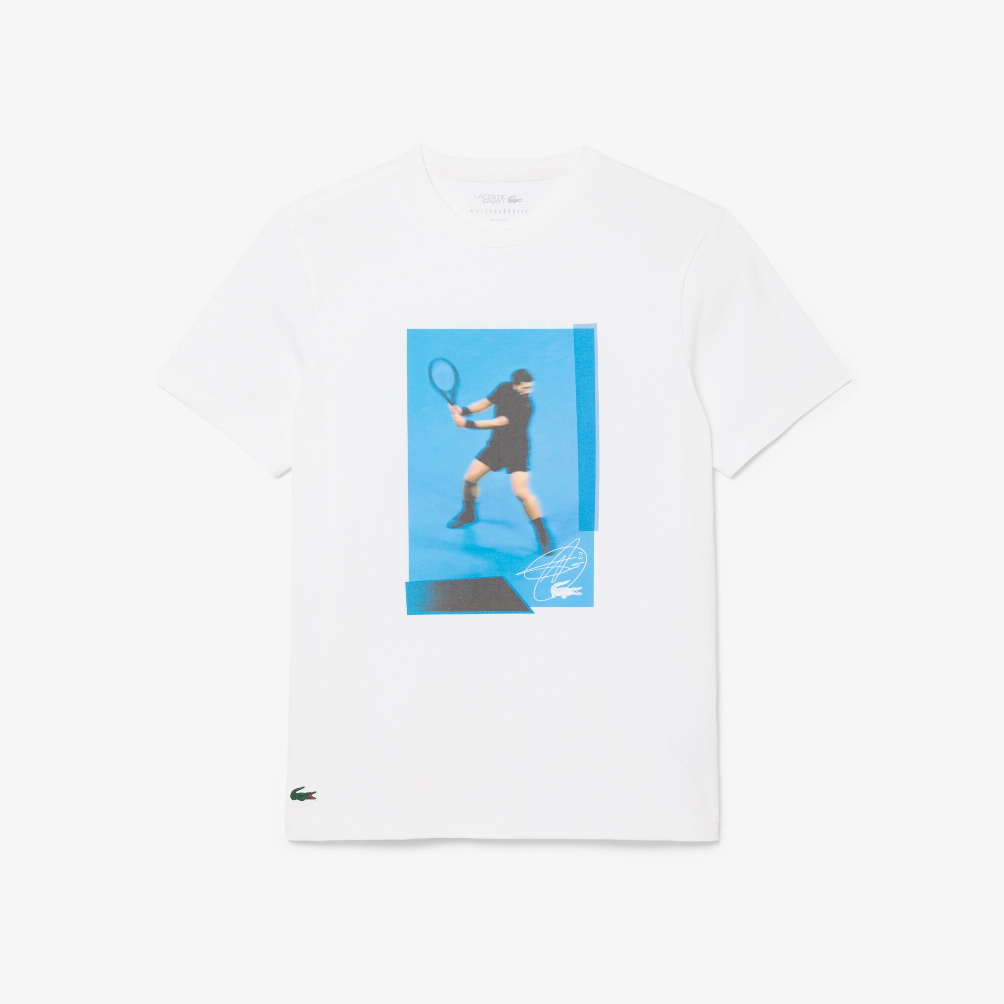 Kaos Lacoste Tennis x Novak Djokovic Printed image number 3