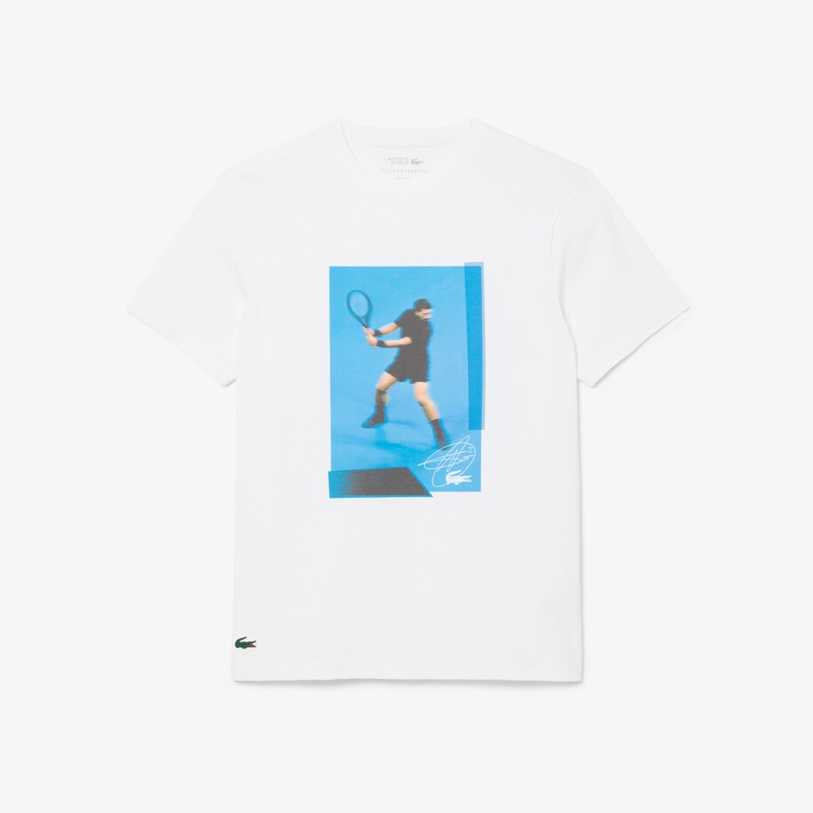 Kaos Lacoste Tennis x Novak Djokovic Printed image number 3