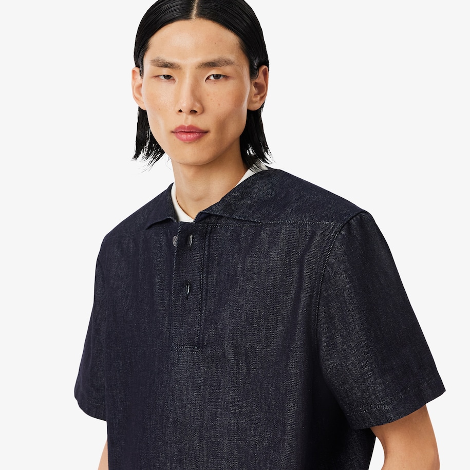 Kaos Polo Denim Loose Fit Runway image number 1