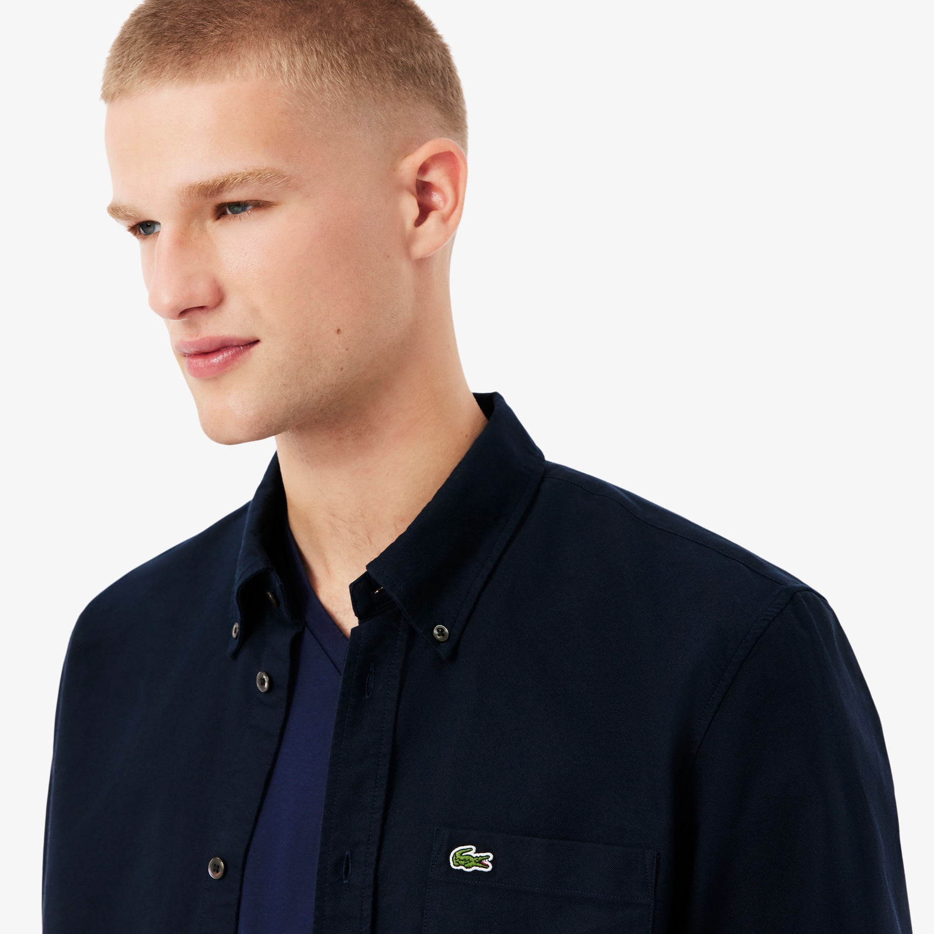Regular Fit Short Sleeved Oxford Shirt image number 1