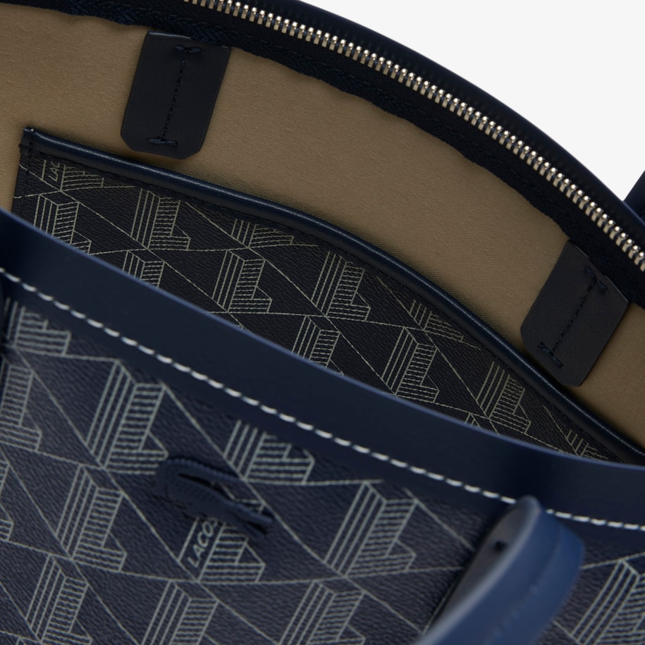 Tas Tote Zely Kecil Grained Dengan Pouch image number 3