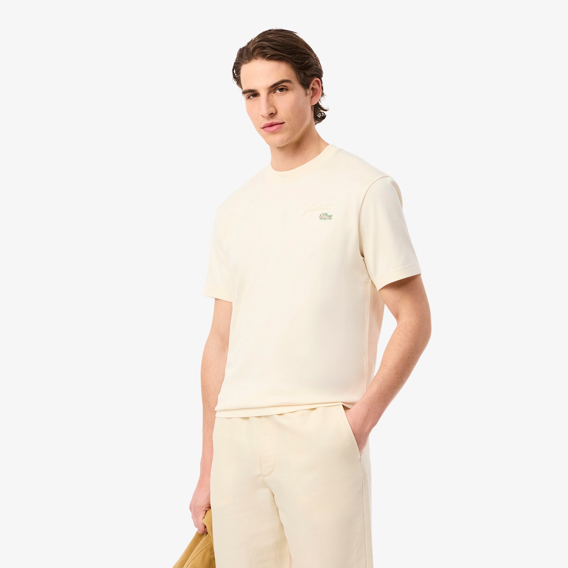 Heavy Jersey Embroidered Signature T-shirt image number 0