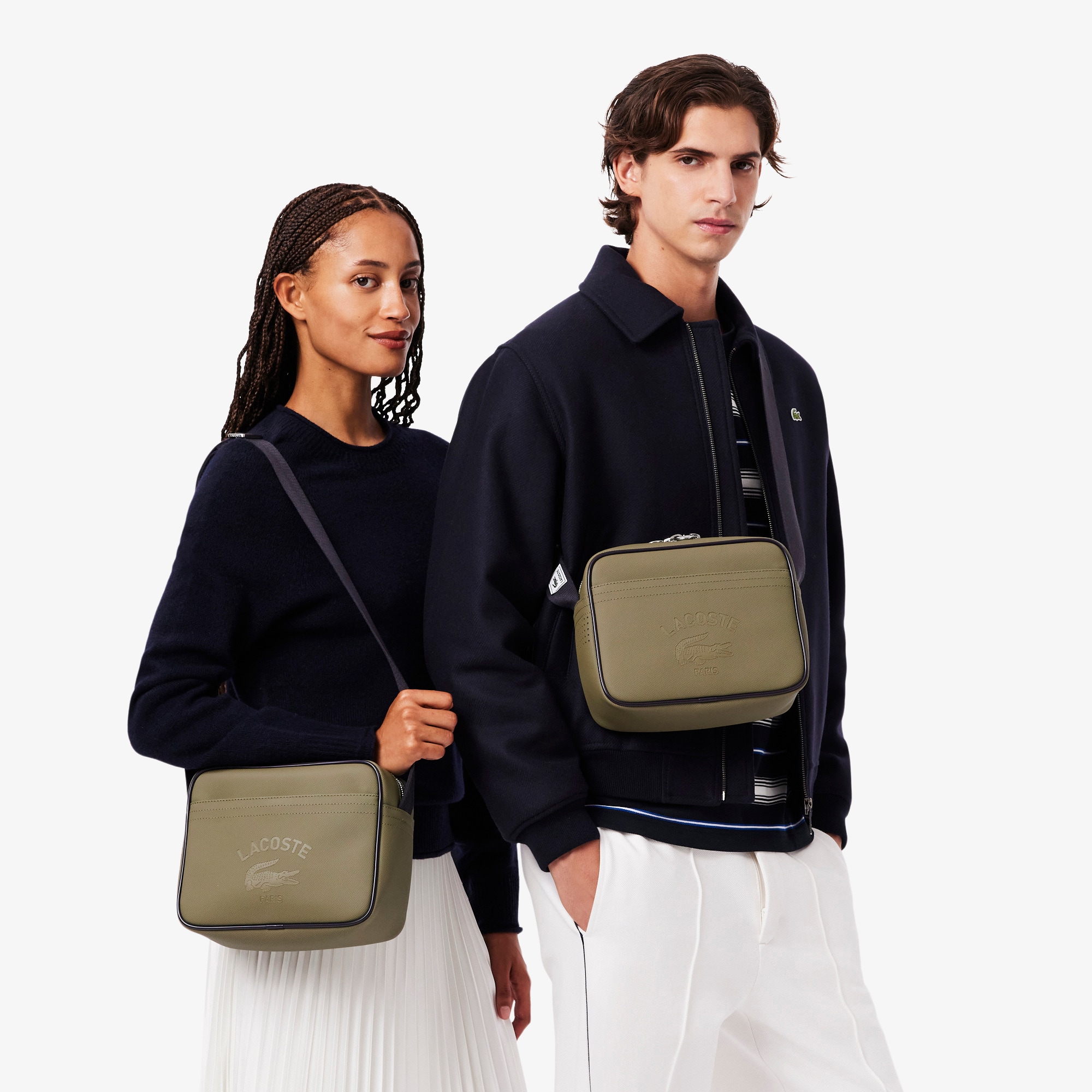 Medium Club 1930 Petit Piqu&eacute; Reporter Bag image number 5