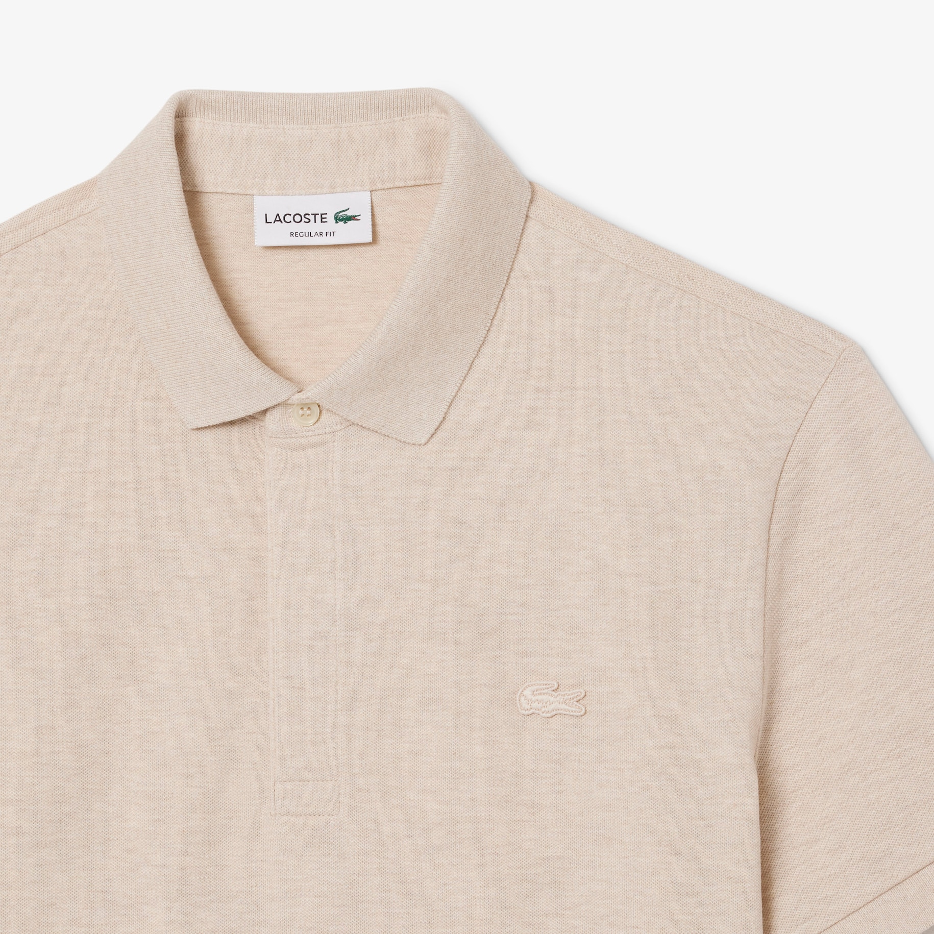Men's Lacoste Paris Polo Shirt Regular Fit Stretch Cotton Piqu&eacute; image number 4