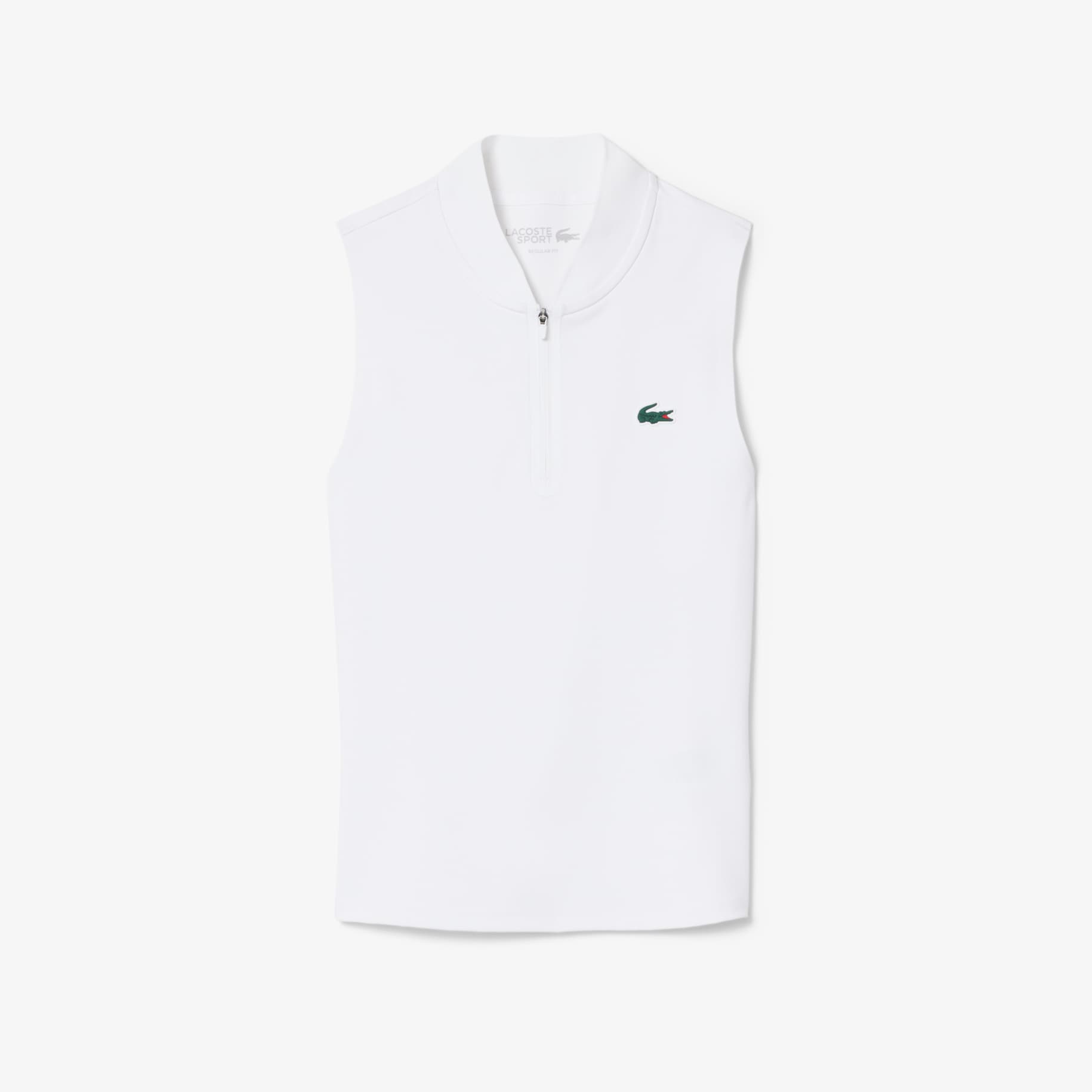 Kaos Polo Tenis Ultra Dry Stretch Tanpa Lengan image number 3