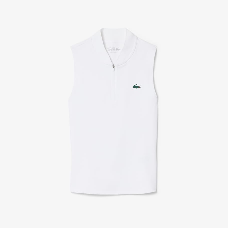 Kaos Polo Tenis Ultra Dry Stretch Tanpa Lengan image number 3